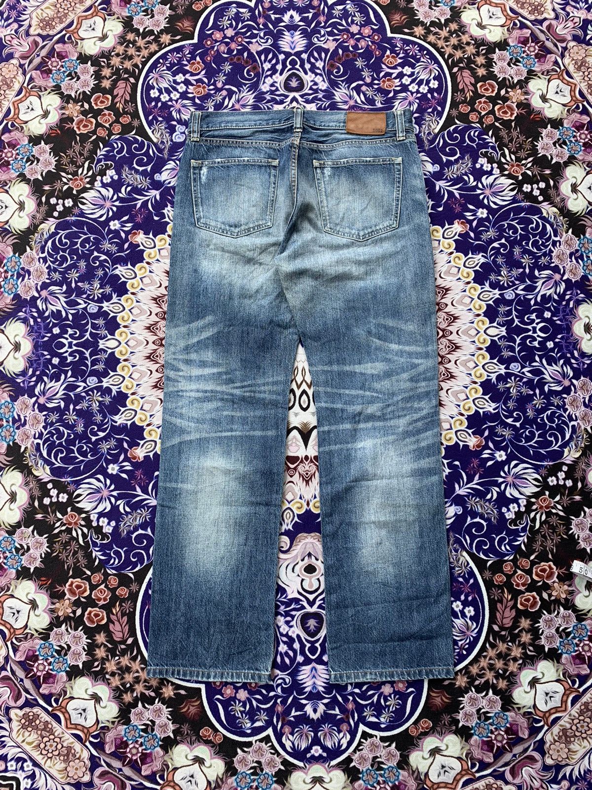 Japanese Brand Uniqlo Distressed Denim Size US 34 / EU 50 - 1 Thumbnail