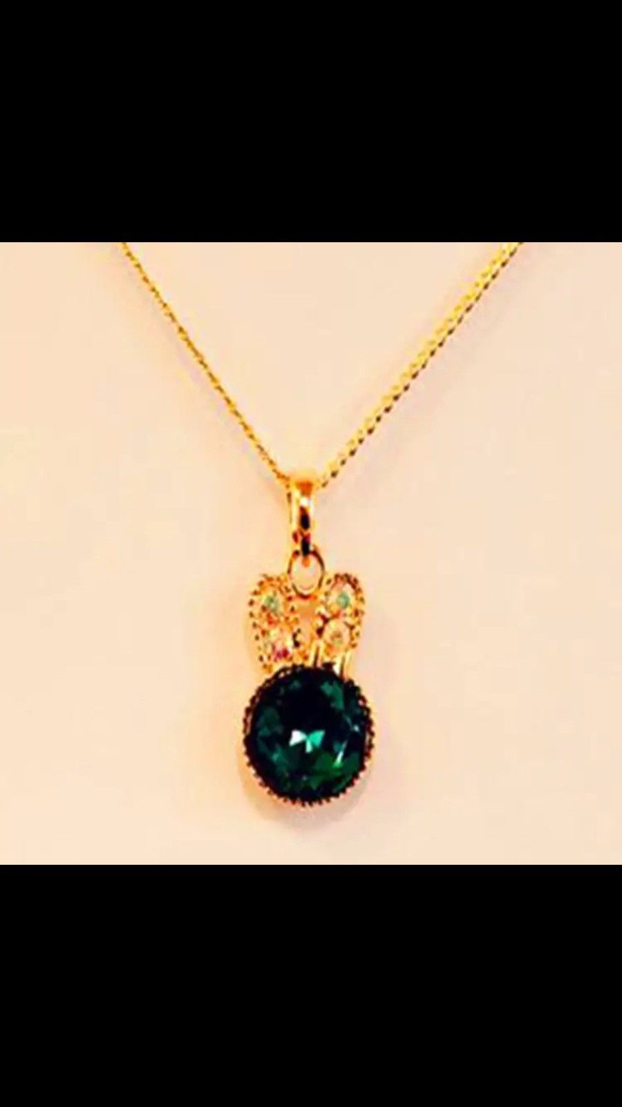 Jewelry Simple Green sea exquisite jewelry necklace Size ONE SIZE - 4 Thumbnail