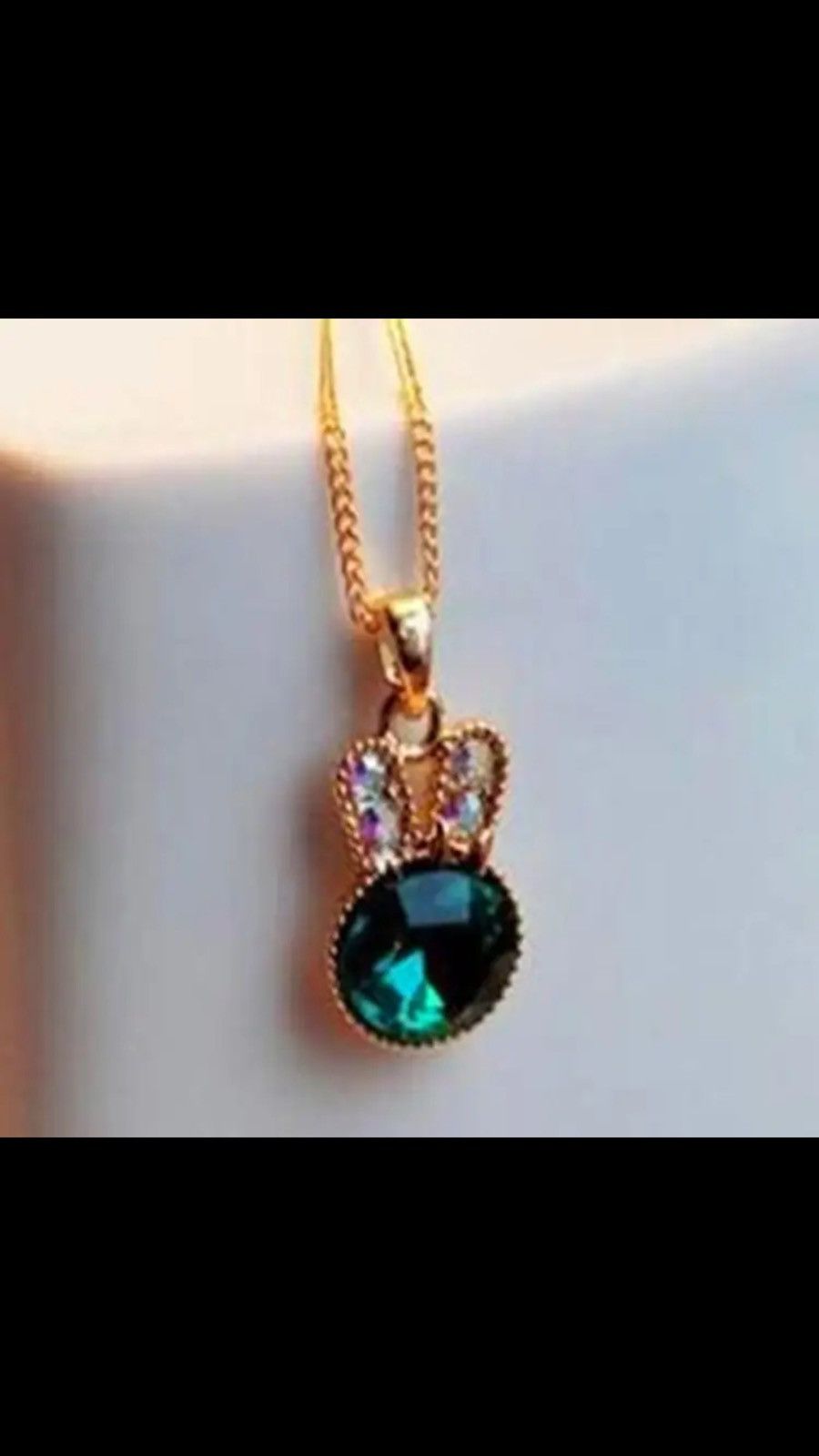 Jewelry Simple Green sea exquisite jewelry necklace Size ONE SIZE - 3 Thumbnail