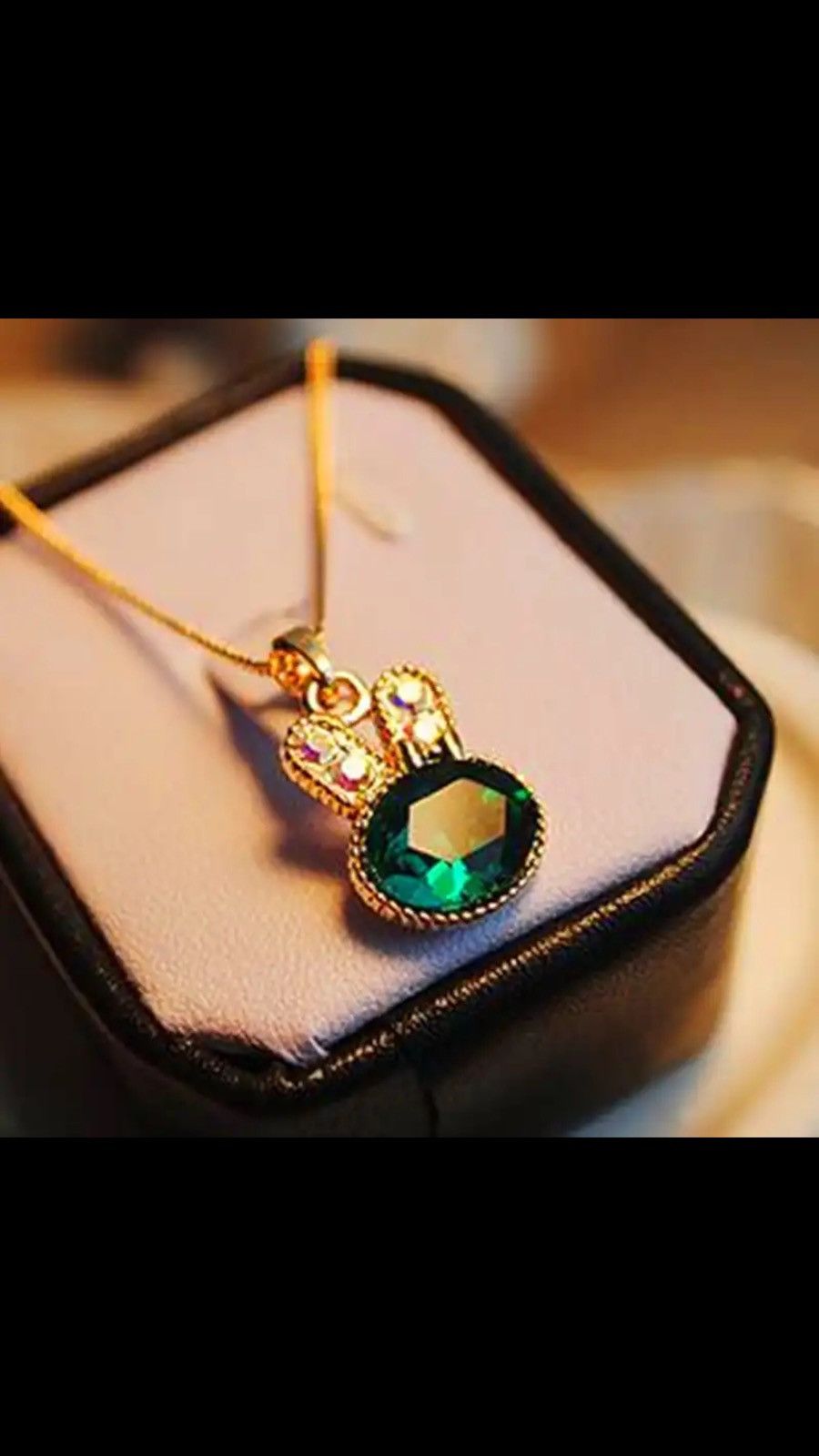 Jewelry Simple Green sea exquisite jewelry necklace Size ONE SIZE - 2 Thumbnail