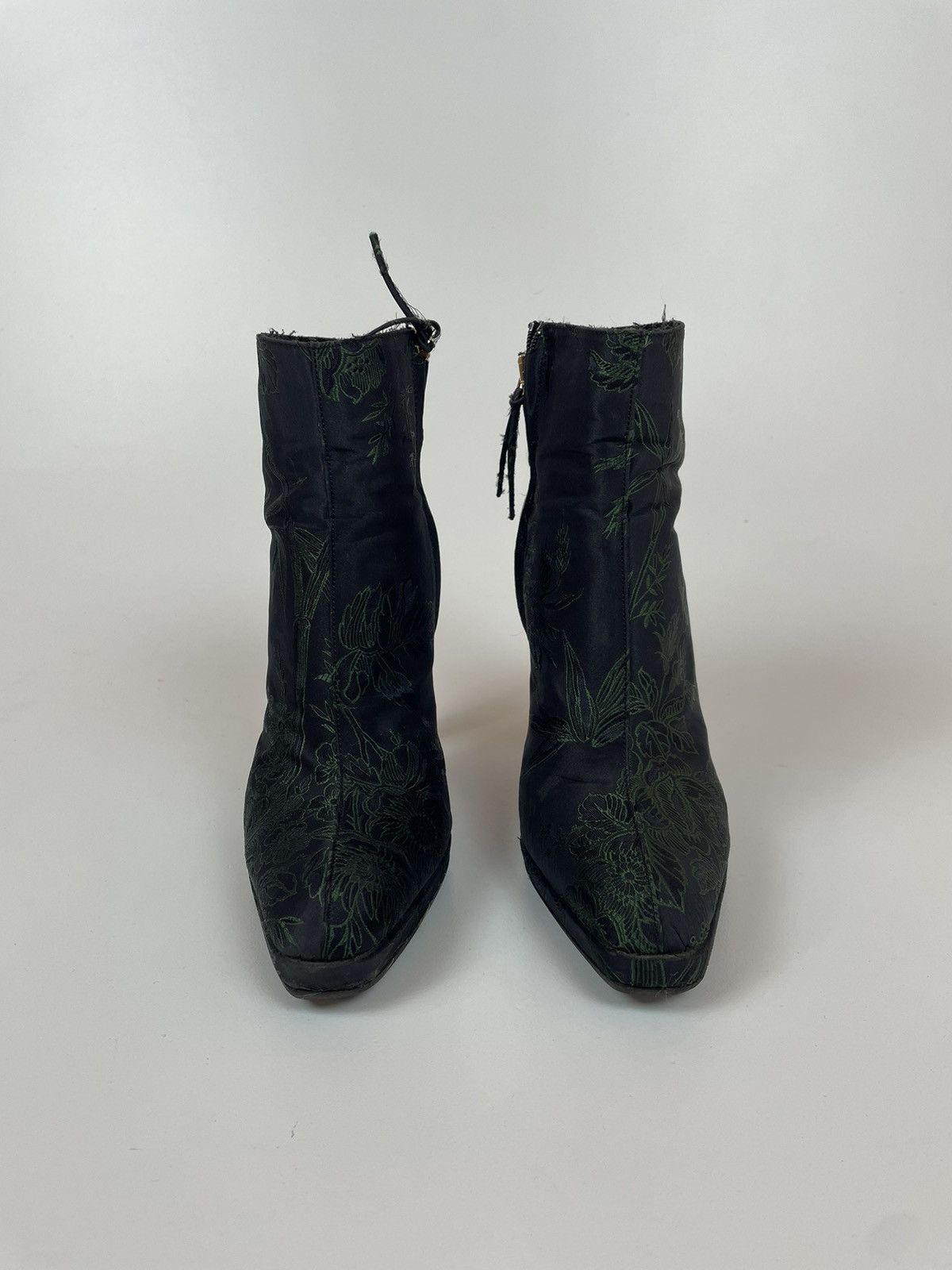 Etro Etro ankle boots Floral Pattern avant garde Womens size 37 Size US 4.5 / IT 34.5 - 4 Thumbnail