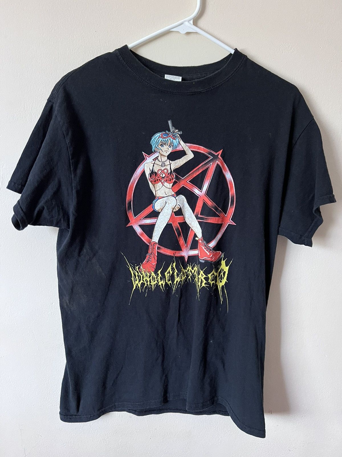 image of Playboi Carti Wlr Anime Tee in Black, Men's (Size Medium)