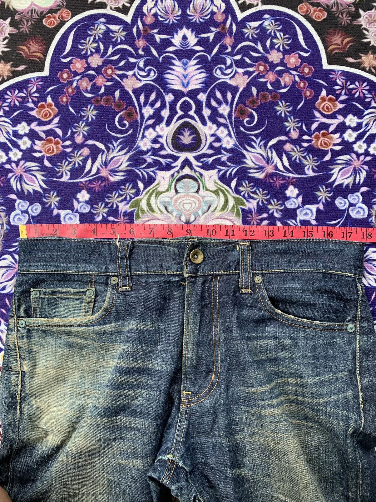 Uniqlo Uniqlo Mud Wash Distresed Denim Size US 36 / EU 52 - 18 Thumbnail