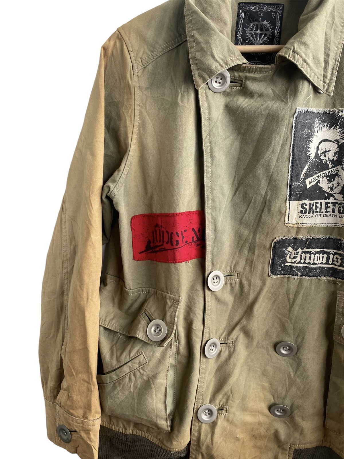 Japanese Brand Algonquins Jacket patches PUNK Size US S / EU 44-46 / 1 - 7 Thumbnail