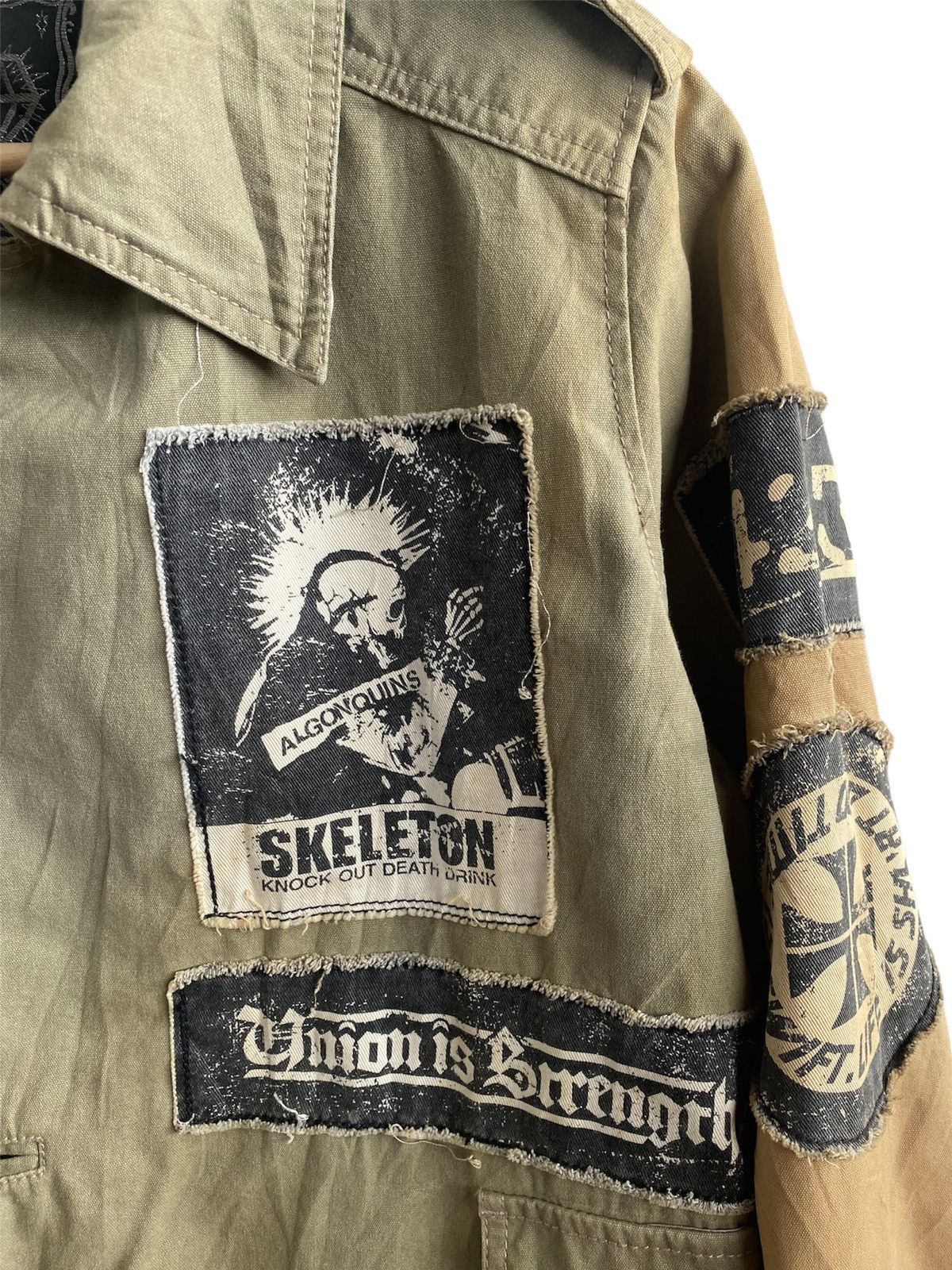 Japanese Brand Algonquins Jacket patches PUNK Size US S / EU 44-46 / 1 - 4 Thumbnail