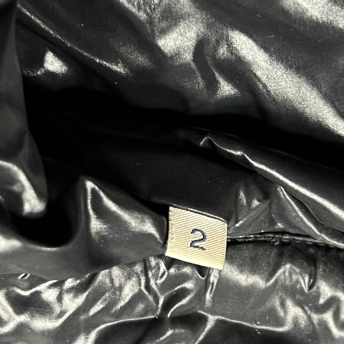 Designer × Moncler Moncler Shiny Black Jacket Big Badge Logo Size M / US 6-8 / IT 42-44 - 8 Thumbnail
