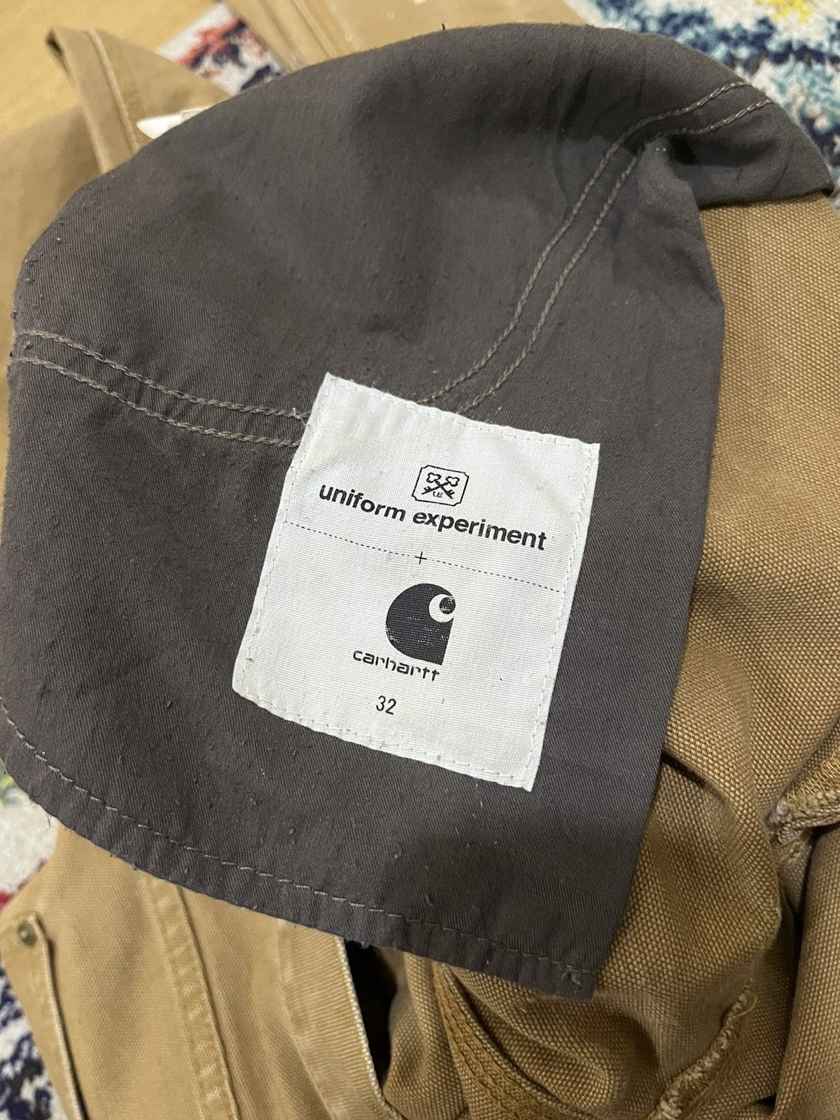 Carhartt × Fragment Design × Uniform Experiment CARHARTT x UNIFORM  EXPERIMENT x FRAGMENT Double Knee Pant | Grailed