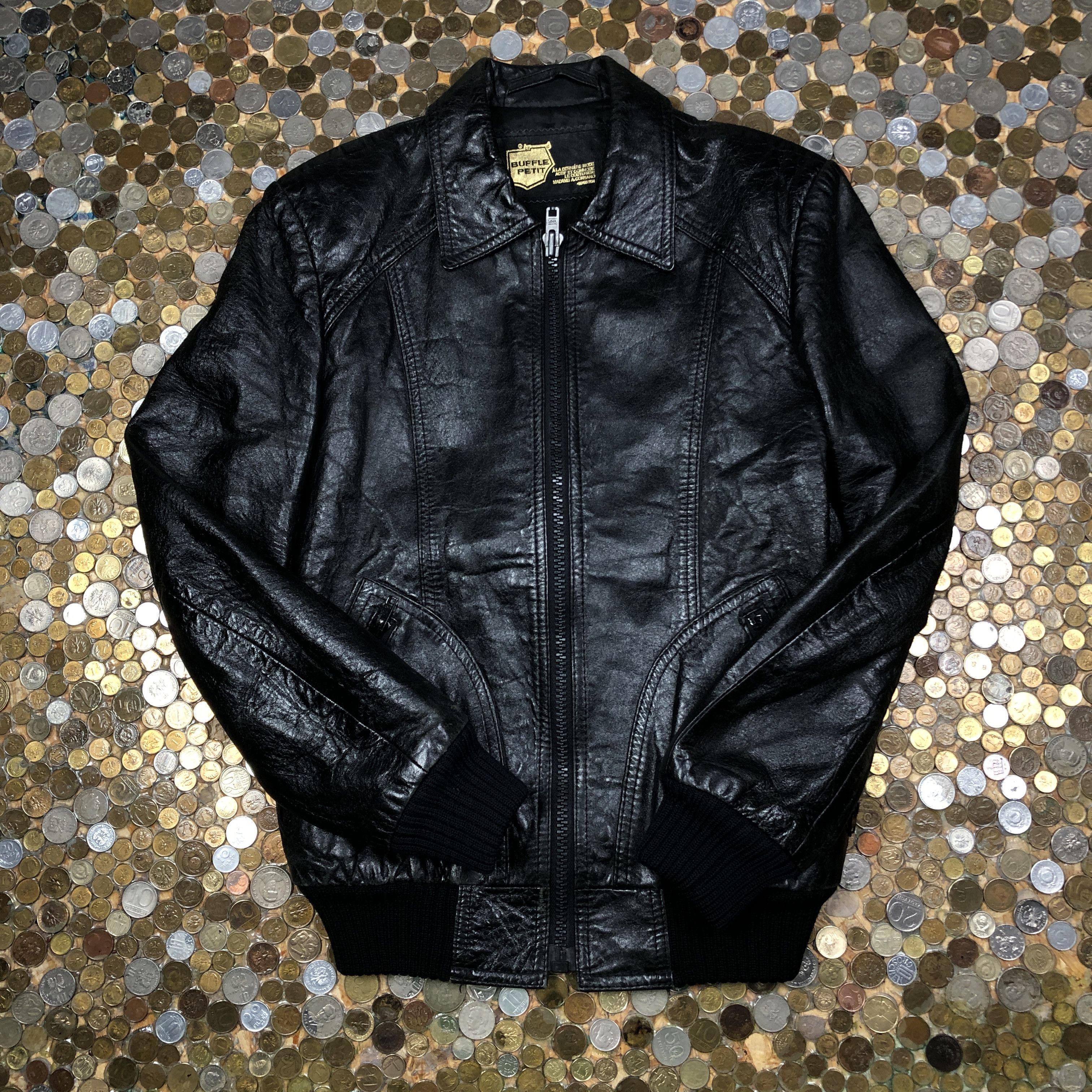 Vintage Vintage Leather Bomber jacket 90's Size S / US 4 / IT 40 - 5 Thumbnail