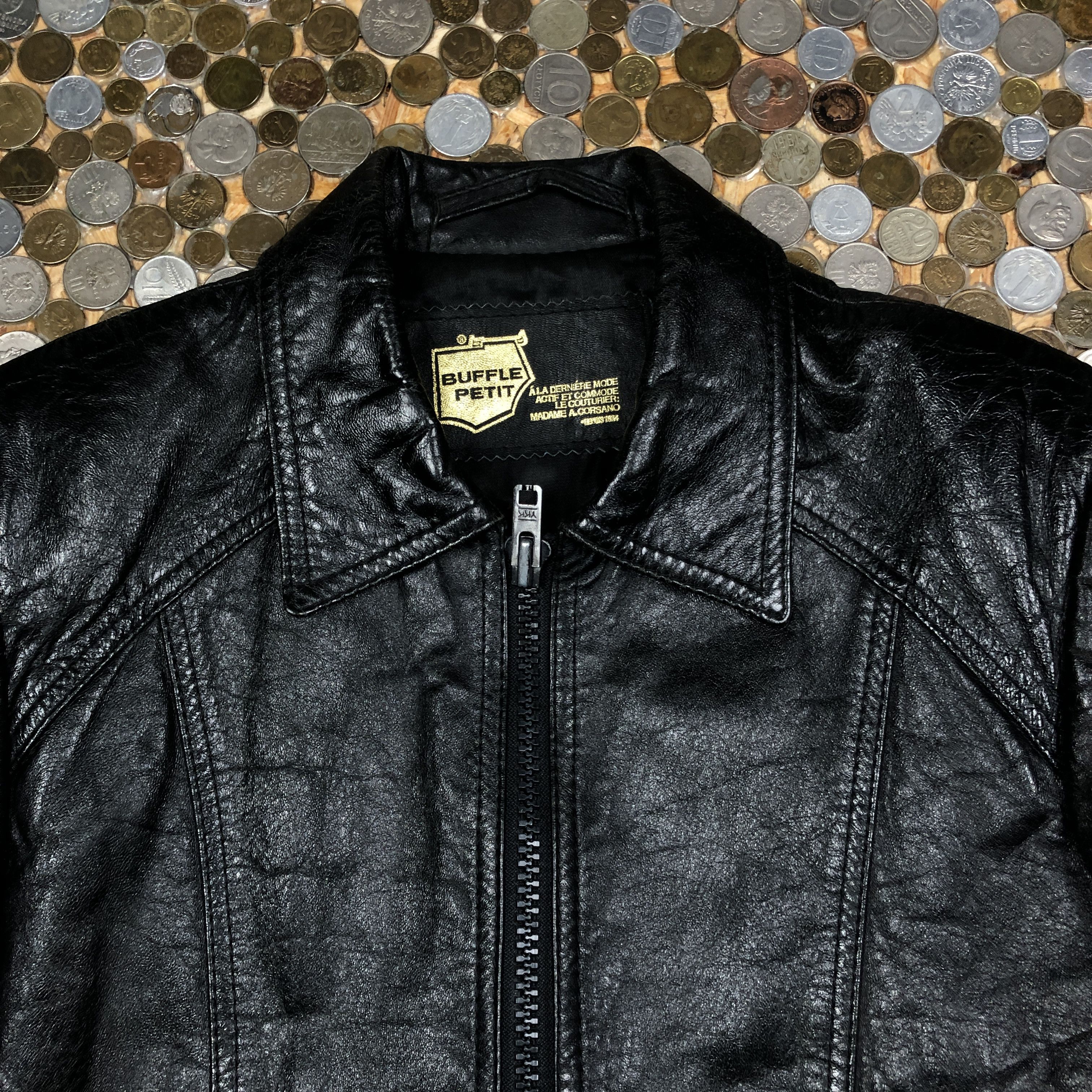 Vintage Vintage Leather Bomber jacket 90's Size S / US 4 / IT 40 - 2 Thumbnail