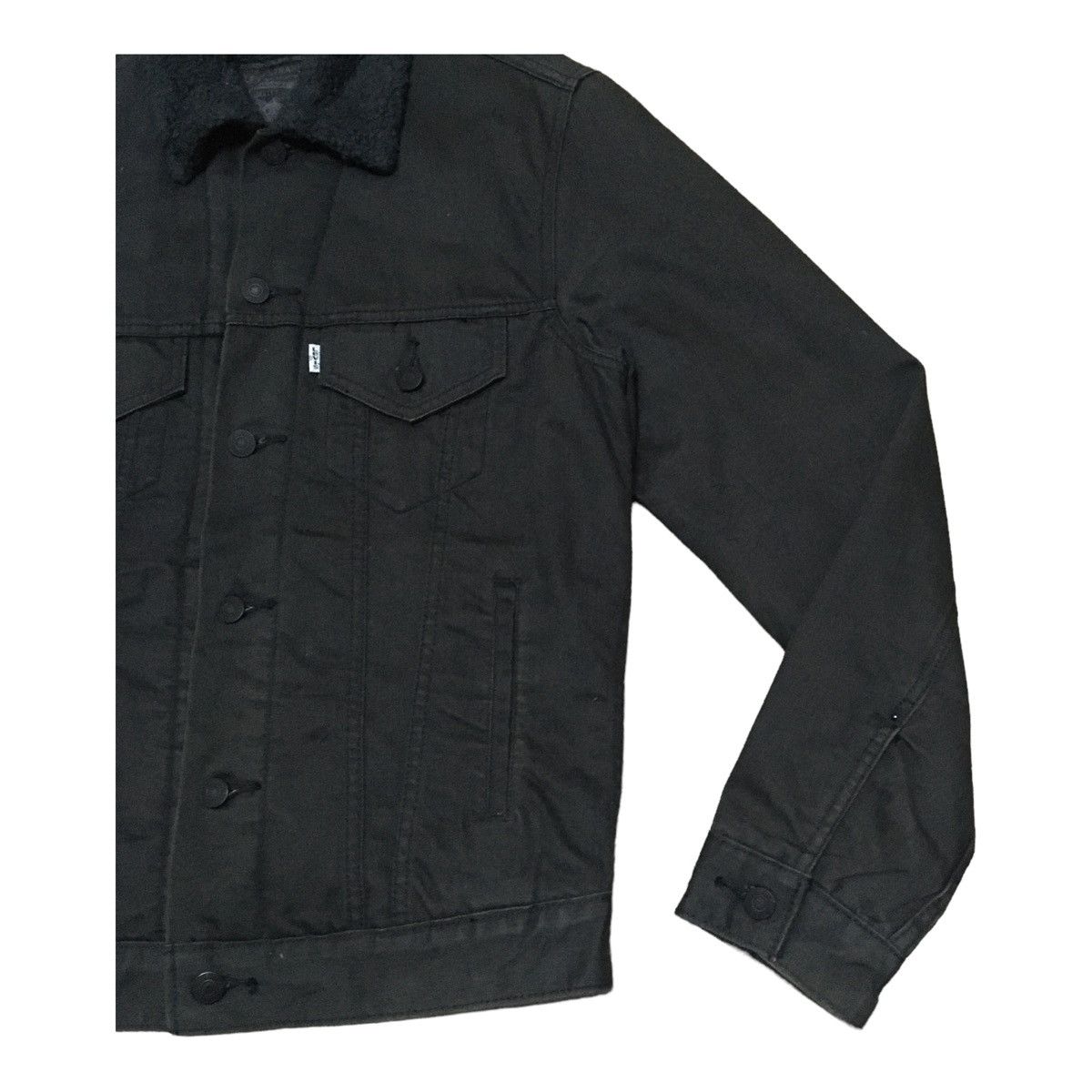 Levi's Rare Design Vintage Brand Levis Sherpa Jacket 2000s Size US XS / EU 42 / 0 - 6 Thumbnail