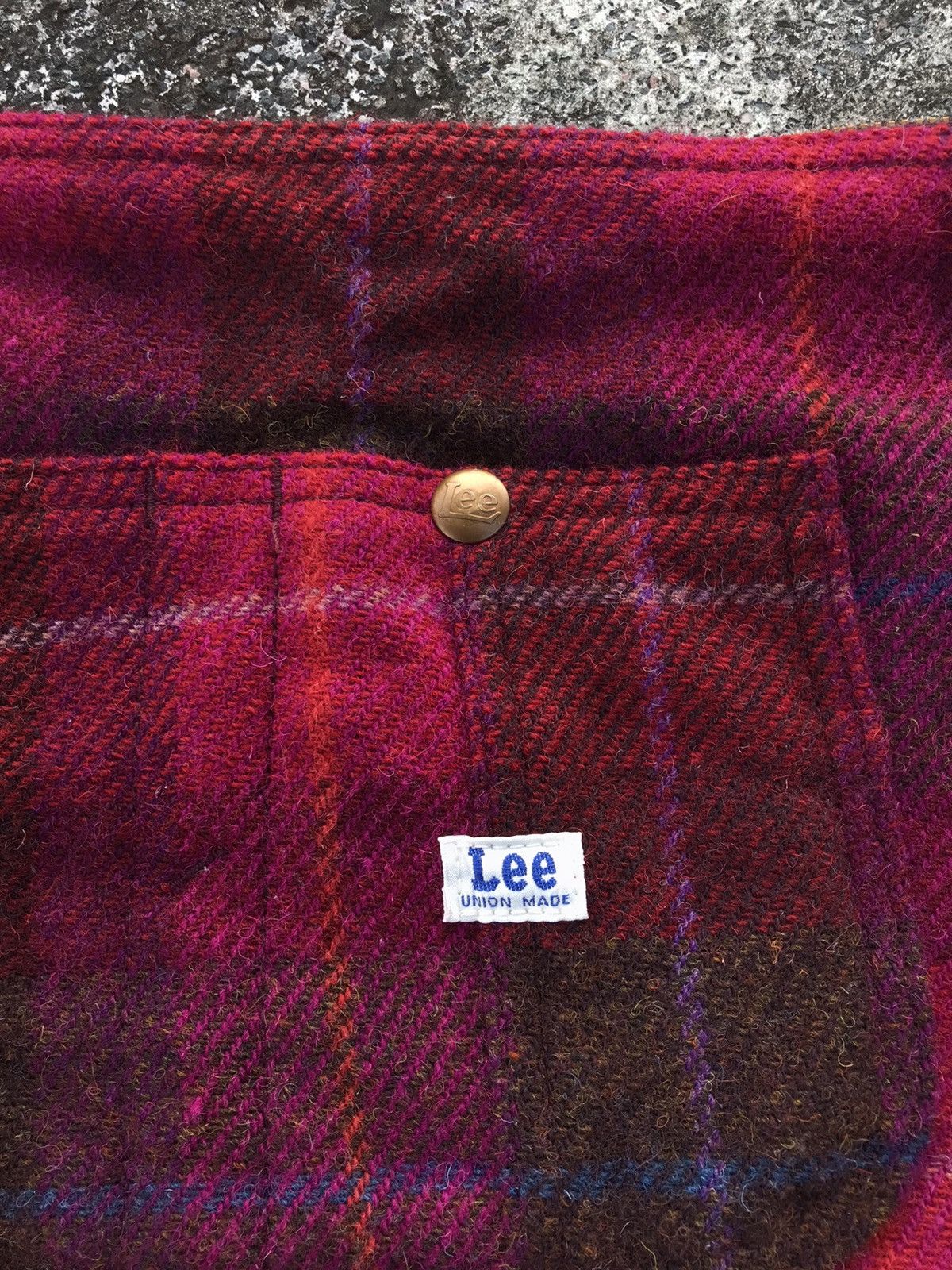 Harris Tweed Vintage Harris Tweed x Lee Union Made Clutch Bag Size ONE SIZE - 4 Thumbnail