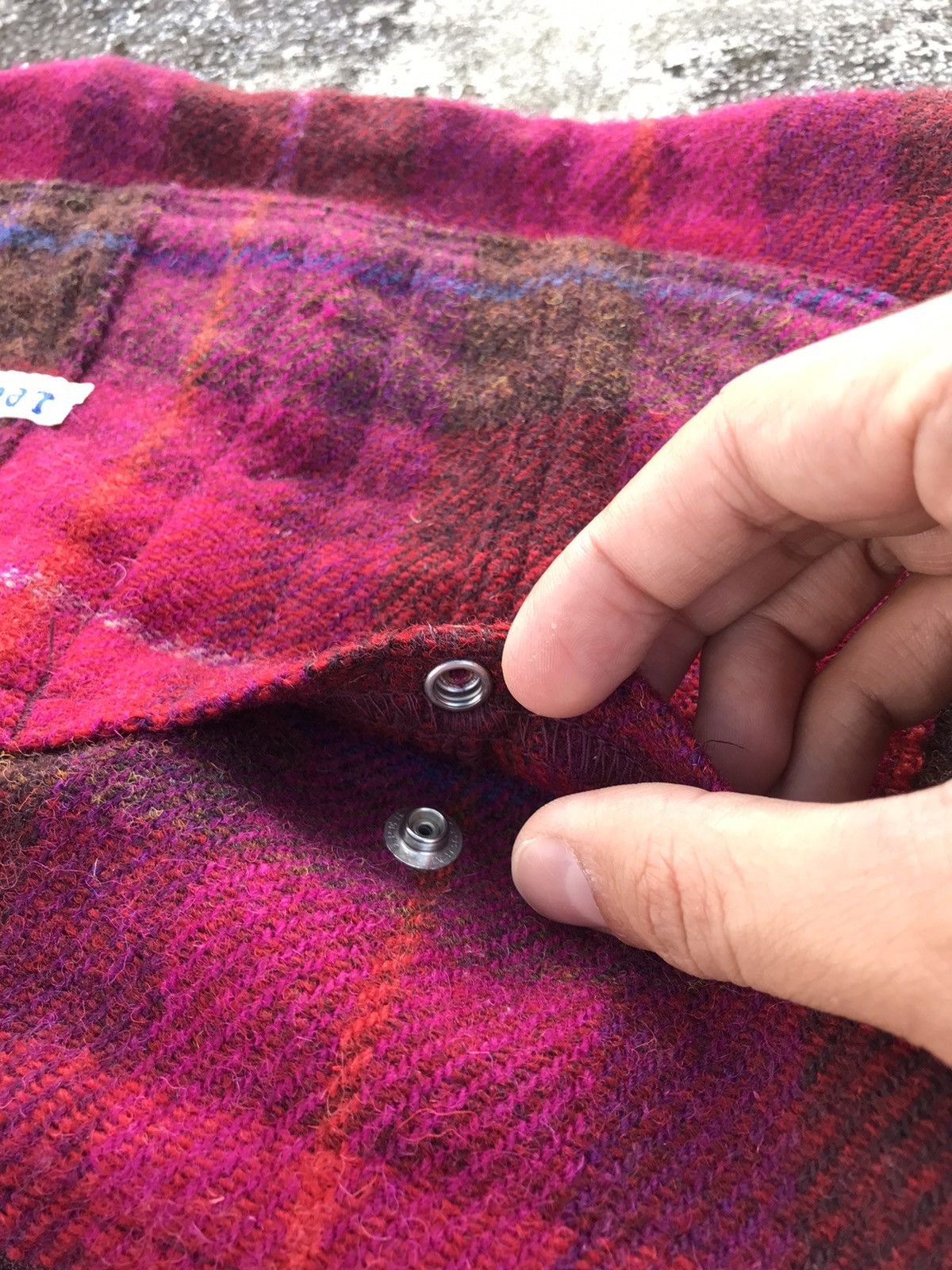 Harris Tweed Vintage Harris Tweed x Lee Union Made Clutch Bag Size ONE SIZE - 5 Thumbnail