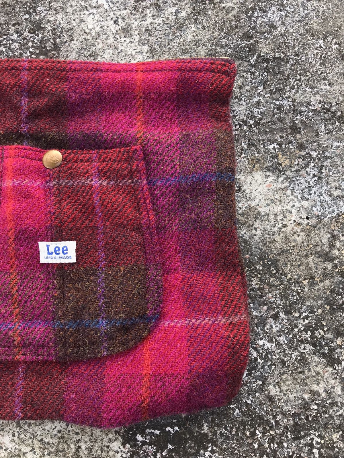 Harris Tweed Vintage Harris Tweed x Lee Union Made Clutch Bag Size ONE SIZE - 2 Thumbnail