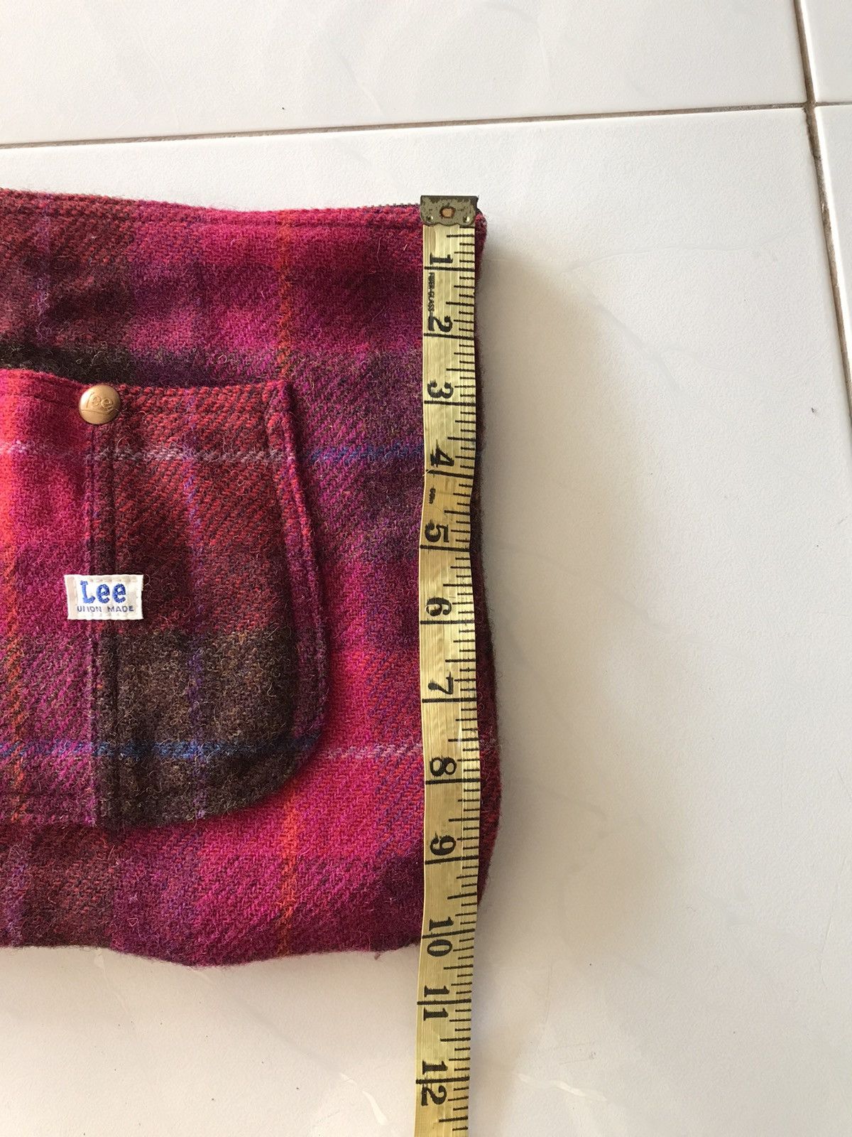 Harris Tweed Vintage Harris Tweed x Lee Union Made Clutch Bag Size ONE SIZE - 12 Thumbnail