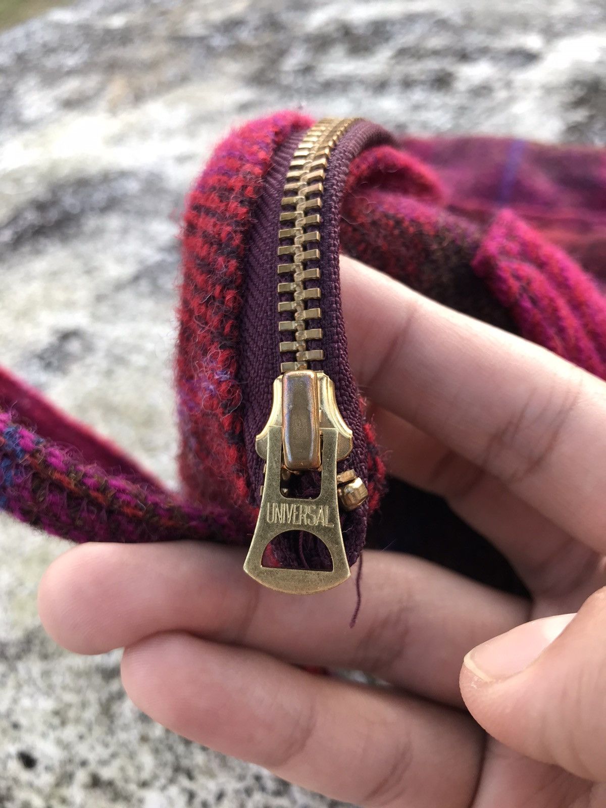 Harris Tweed Vintage Harris Tweed x Lee Union Made Clutch Bag Size ONE SIZE - 6 Thumbnail