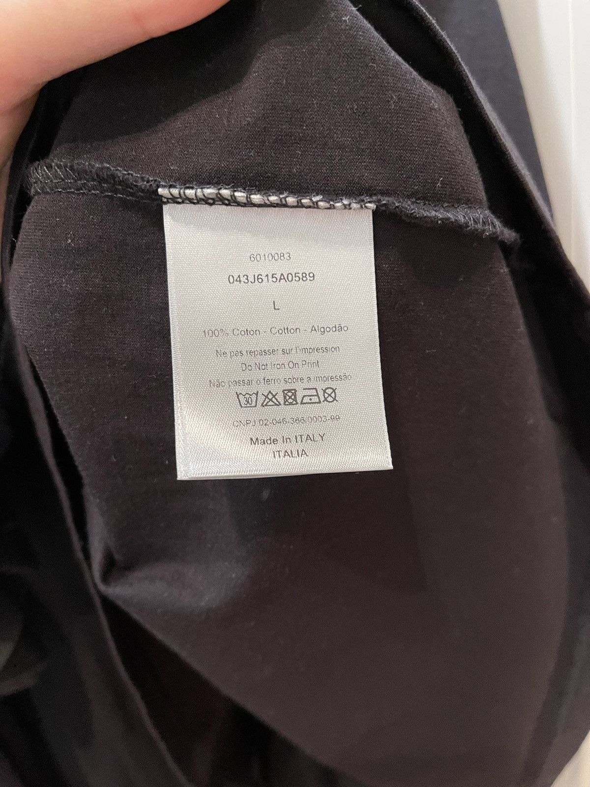 Dior Christian Dior black ‘Atelier’ T-shirt Size US L / EU 52-54 / 3 - 4 Thumbnail