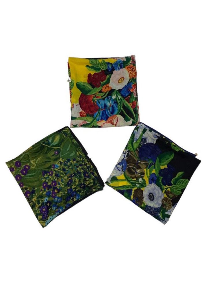 Kenzo 3 Of Kenzo Silk Scarf Size ONE SIZE - 1 Thumbnail