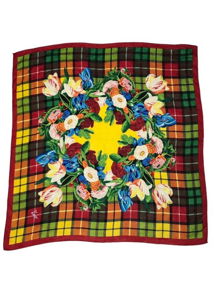 Kenzo 3 Of Kenzo Silk Scarf Size ONE SIZE - 5 Thumbnail