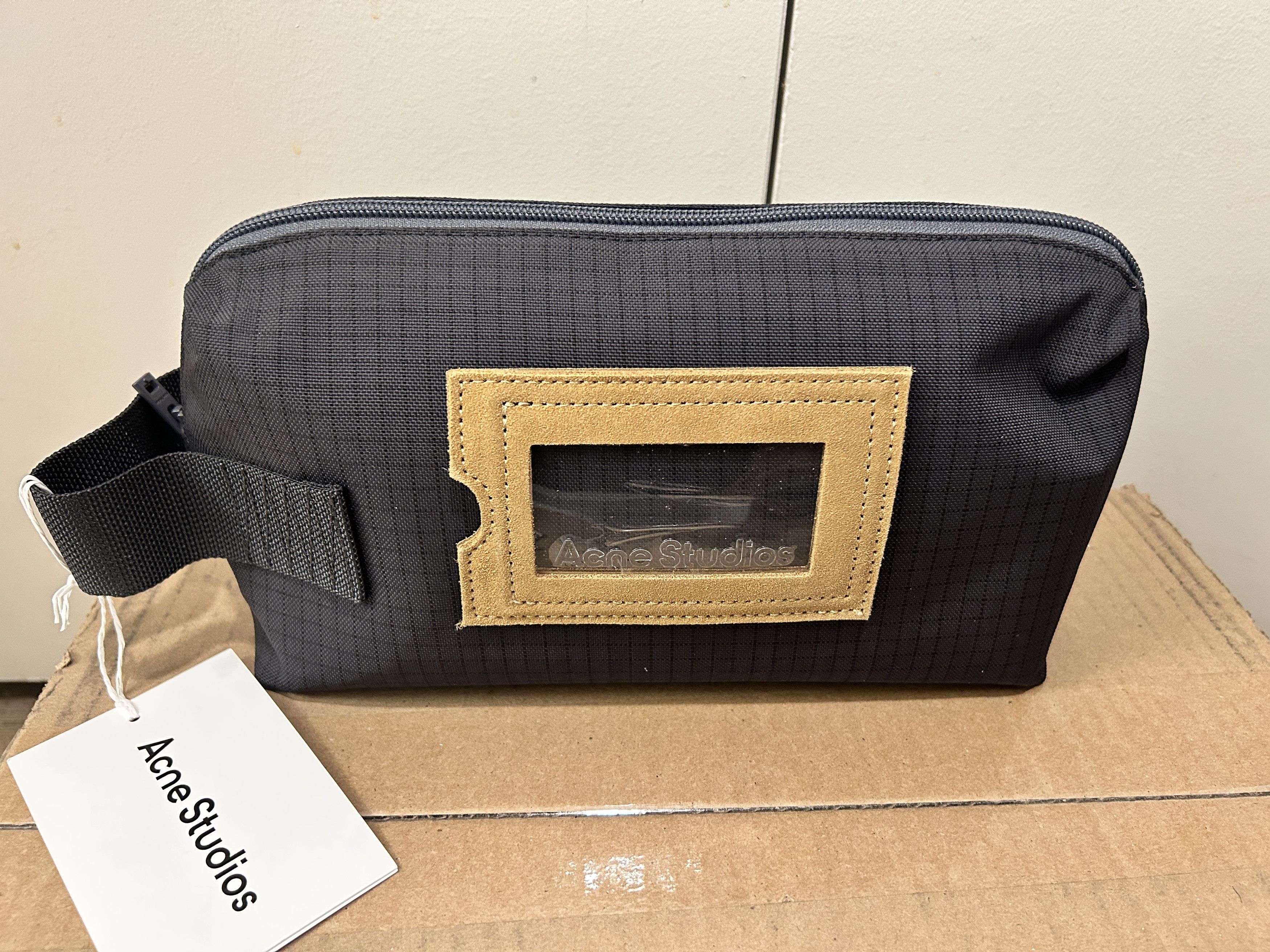 Acne Studios Nylon Pouch Bag Black