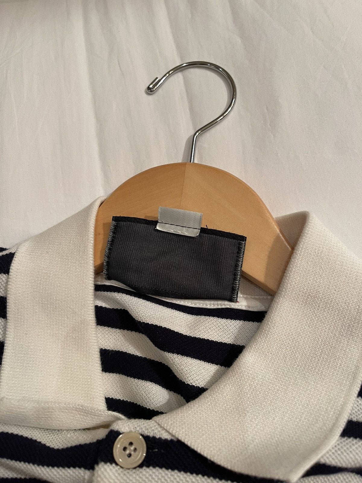 Gucci Gucci Patched black and white Striped Polo Size US XL / EU 56 / 4 - 5 Thumbnail
