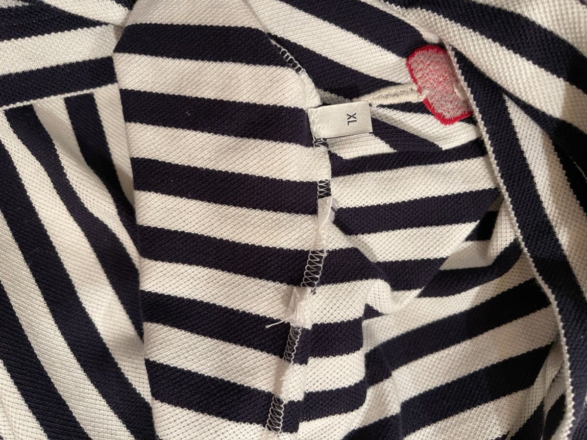 Gucci Gucci Patched black and white Striped Polo Size US XL / EU 56 / 4 - 7 Thumbnail
