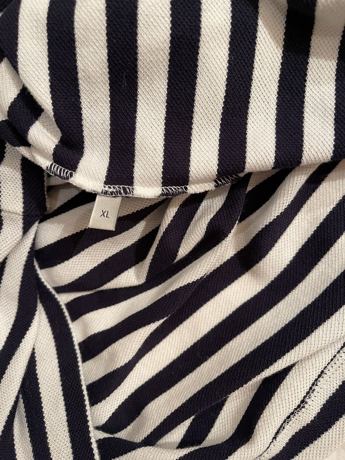 Gucci Gucci Patched black and white Striped Polo Size US XL / EU 56 / 4 - 6 Thumbnail