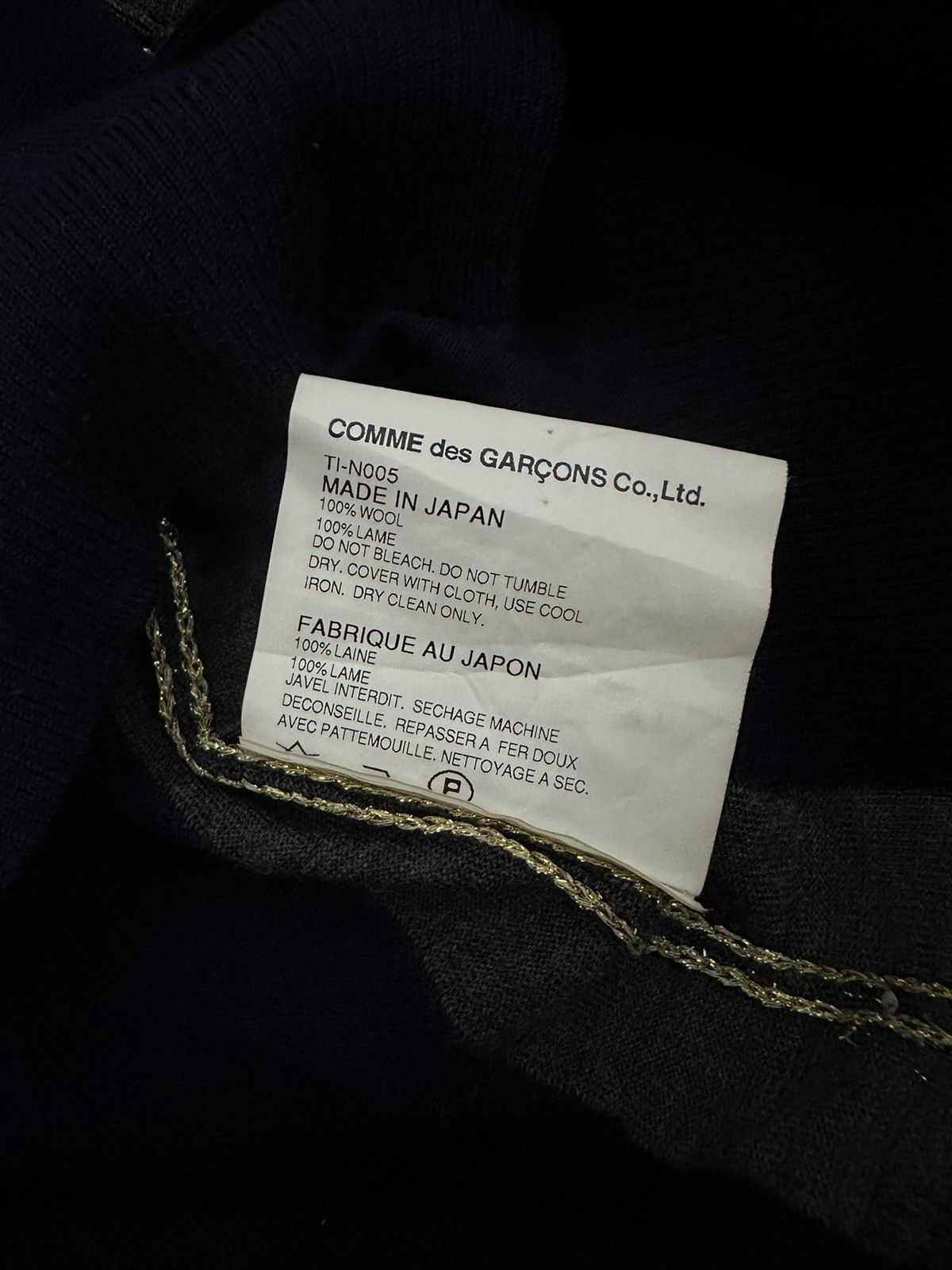 Tricot Comme des Garcons Tricot cdg sweater Size ONE SIZE - 4 Thumbnail