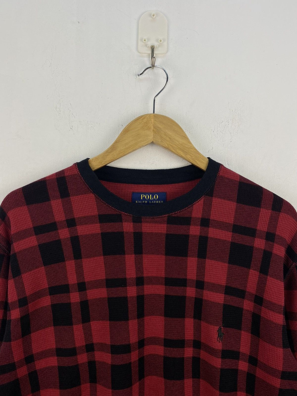 Polo Ralph Lauren Vintage Polo Ralph Lauren Sweatshirt Red Tartan Punk Style Size US M / EU 48-50 / 2 - 6 Thumbnail