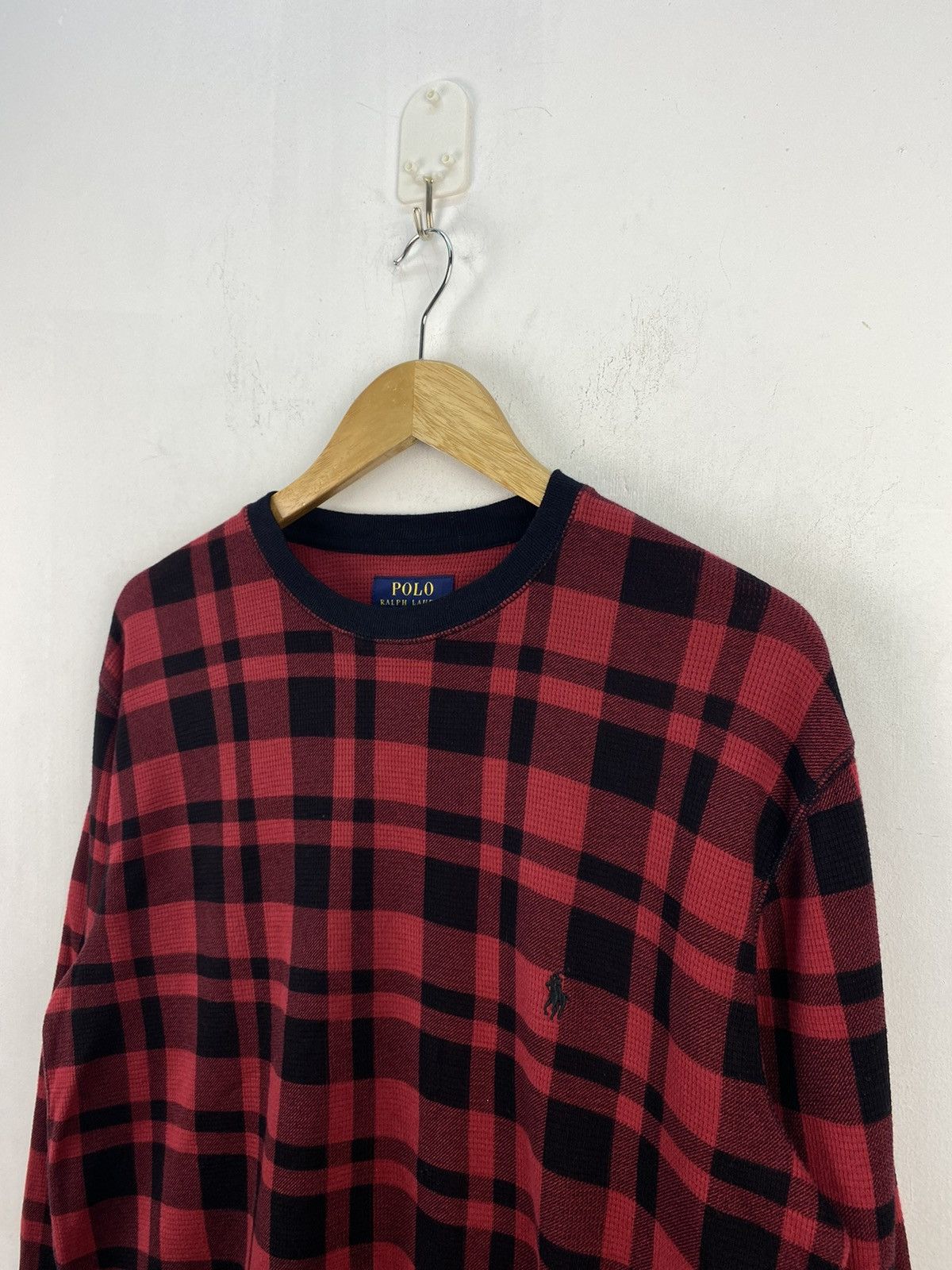Polo Ralph Lauren Vintage Polo Ralph Lauren Sweatshirt Red Tartan Punk Style Size US M / EU 48-50 / 2 - 7 Thumbnail