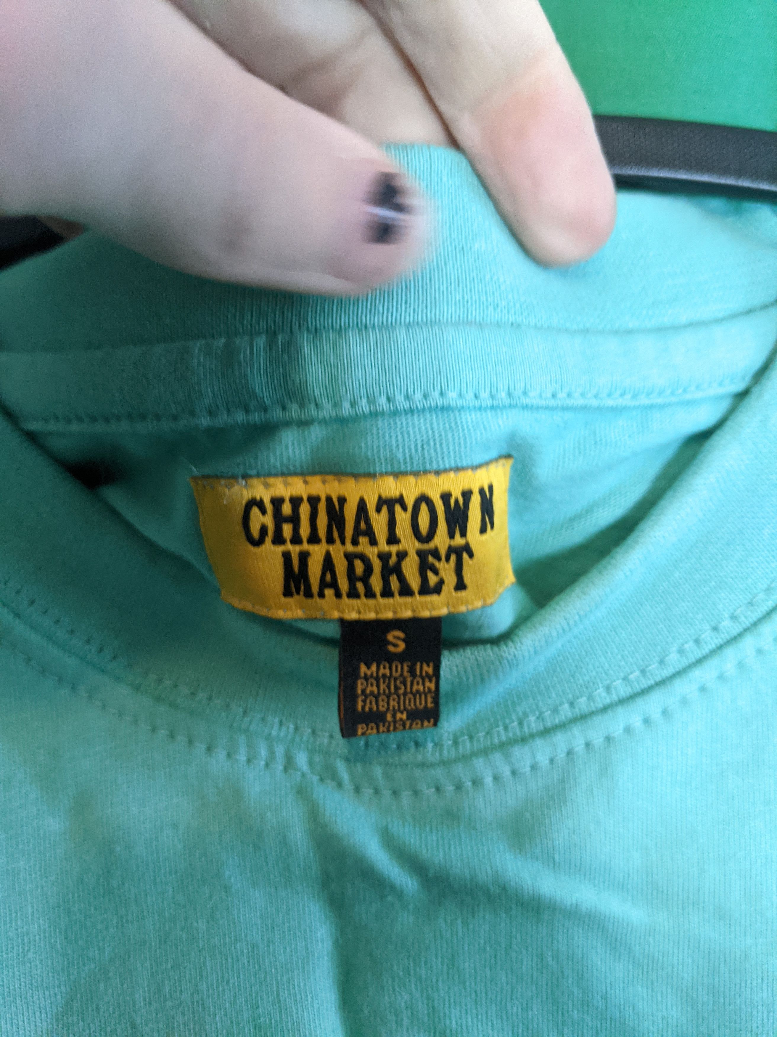 Market Chinatown Market bubble letter logo L/S shirt Size US S / EU 44-46 / 1 - 4 Thumbnail