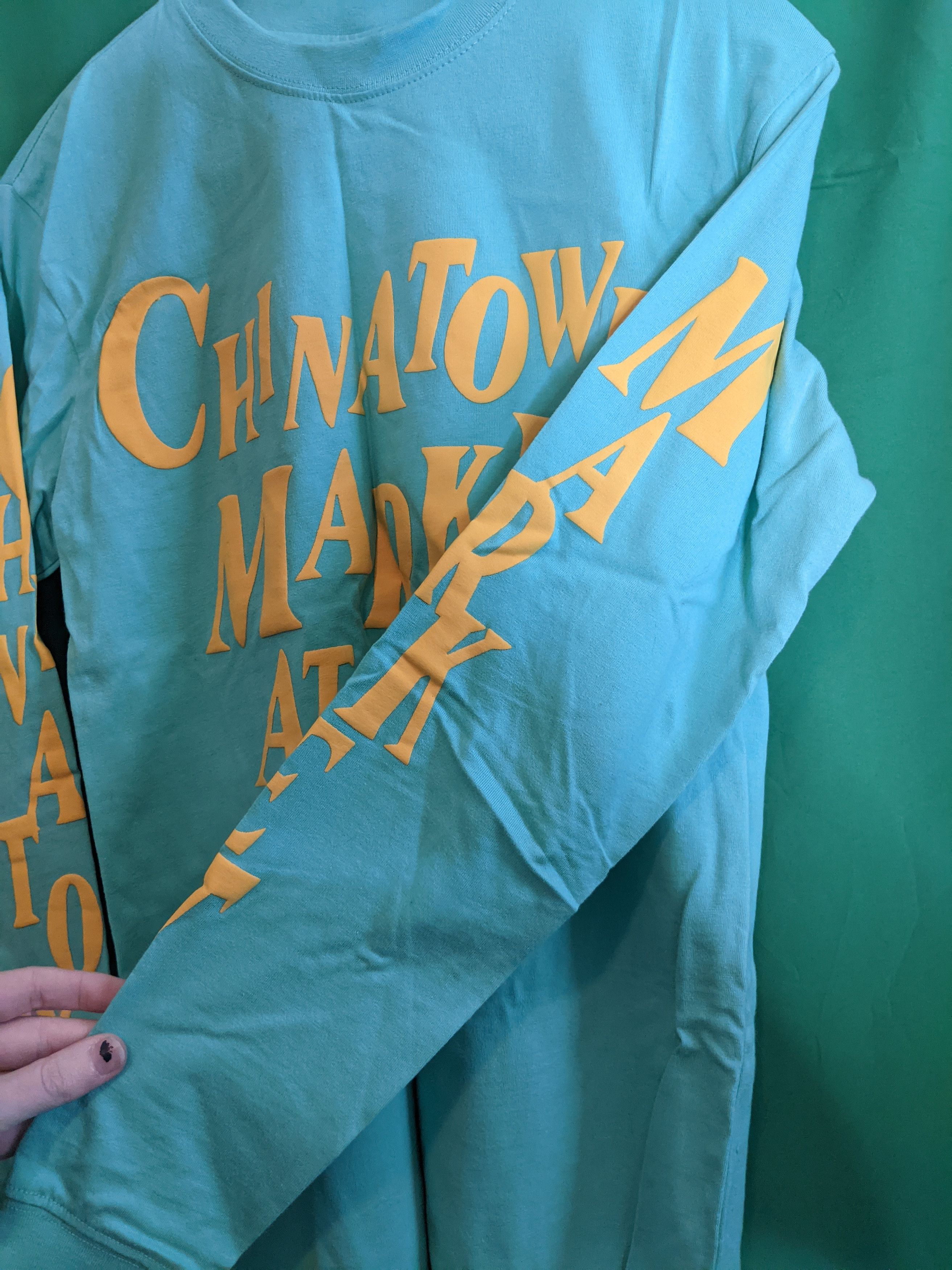 Market Chinatown Market bubble letter logo L/S shirt Size US S / EU 44-46 / 1 - 6 Thumbnail