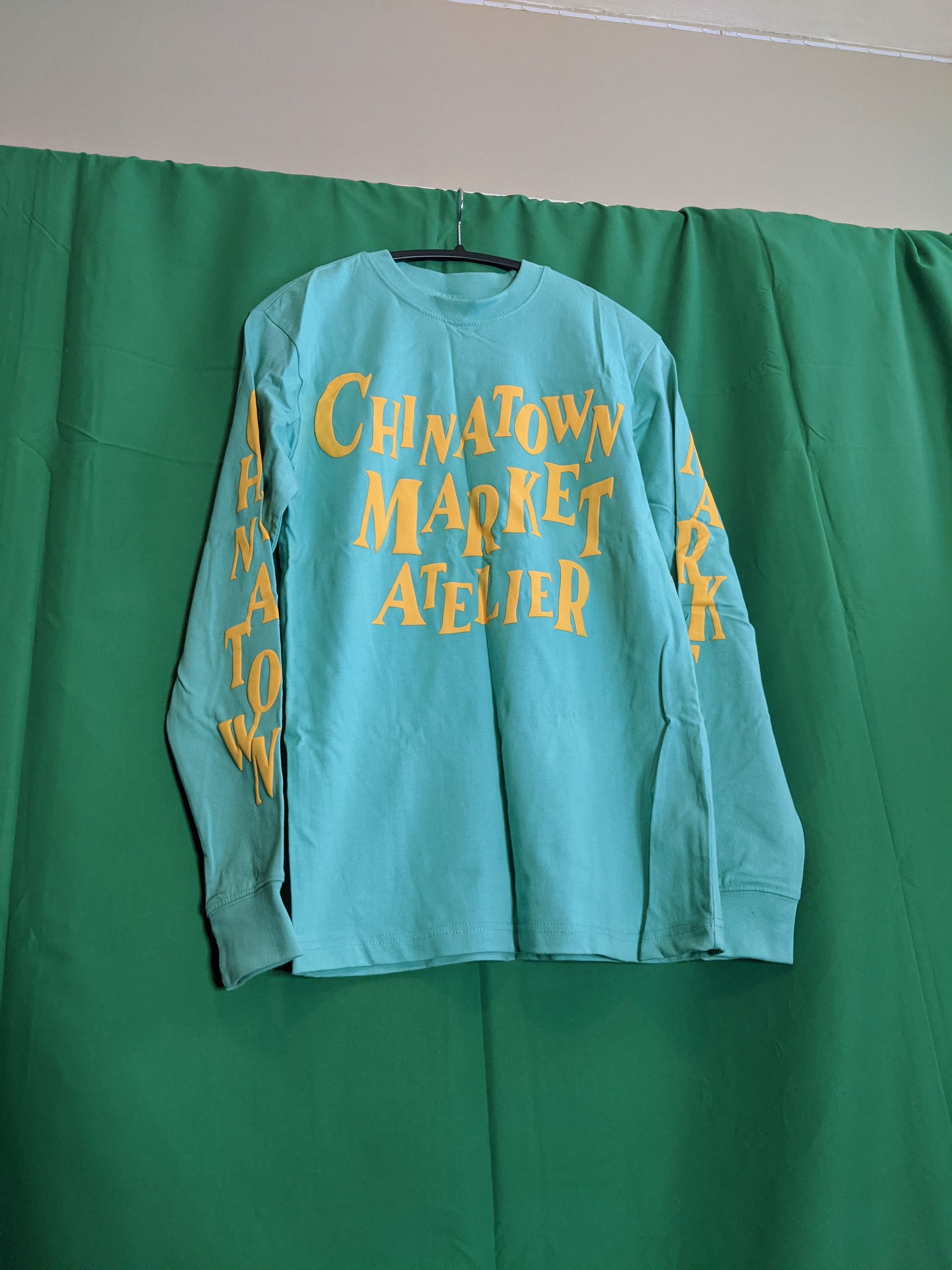 Market Chinatown Market bubble letter logo L/S shirt Size US S / EU 44-46 / 1 - 1 Thumbnail