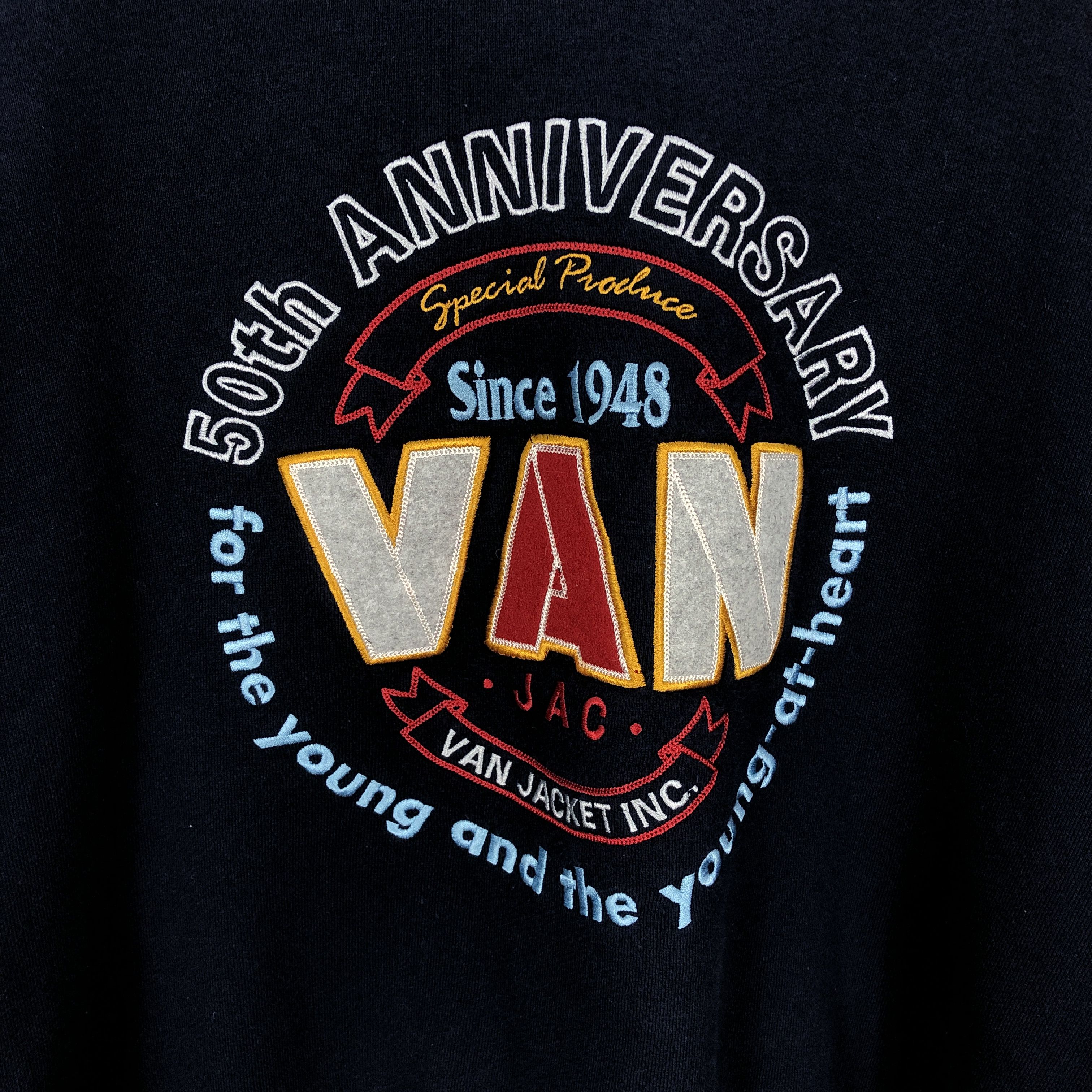 Japanese Brand × Vintage Vintage Van Jac Sweatshirt Embroidery Crewneck Pullover Size US L / EU 52-54 / 3 - 3 Thumbnail