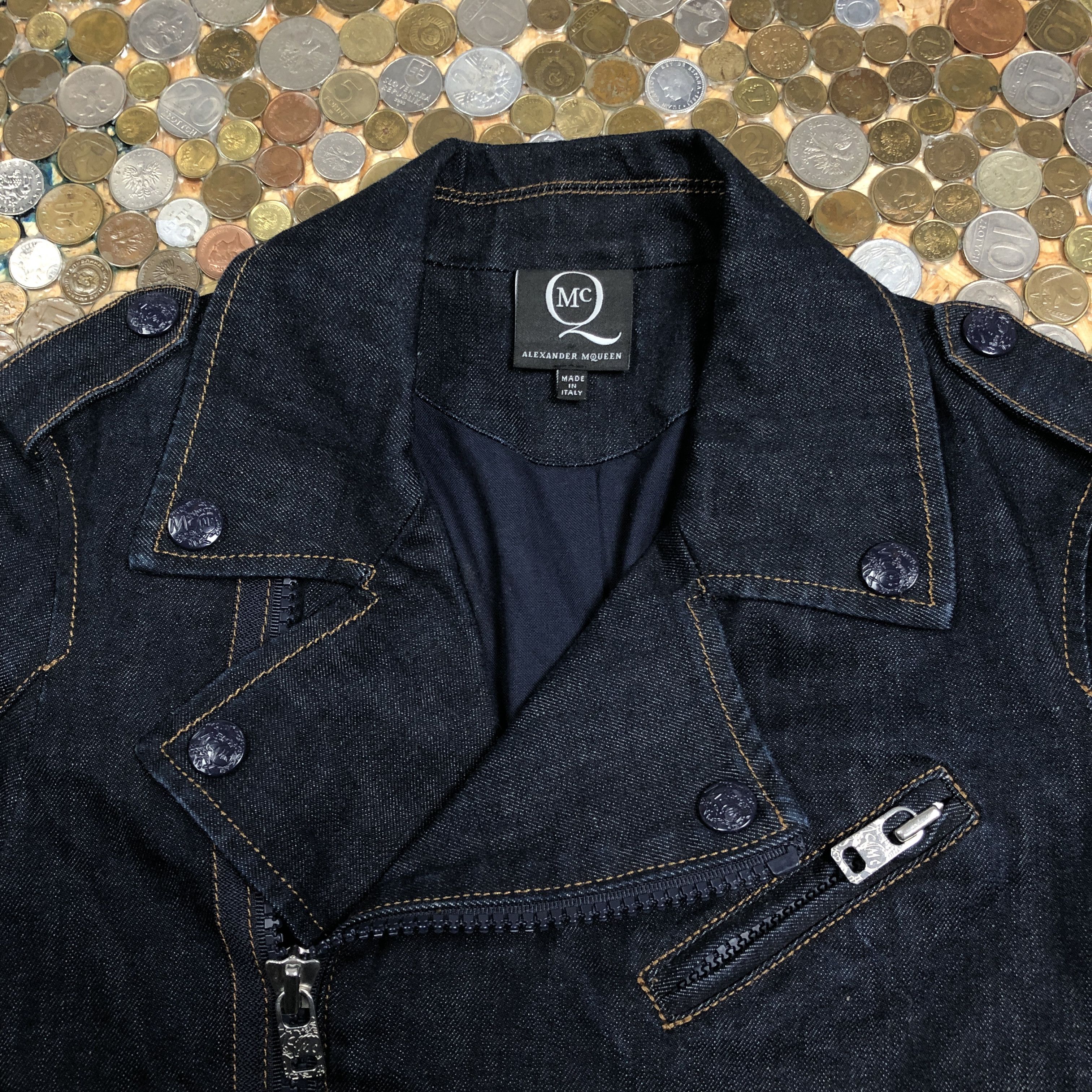 Alexander McQueen MCQ Alexander McQueen denim jacket 90's Size S / US 4 / IT 40 - 2 Thumbnail