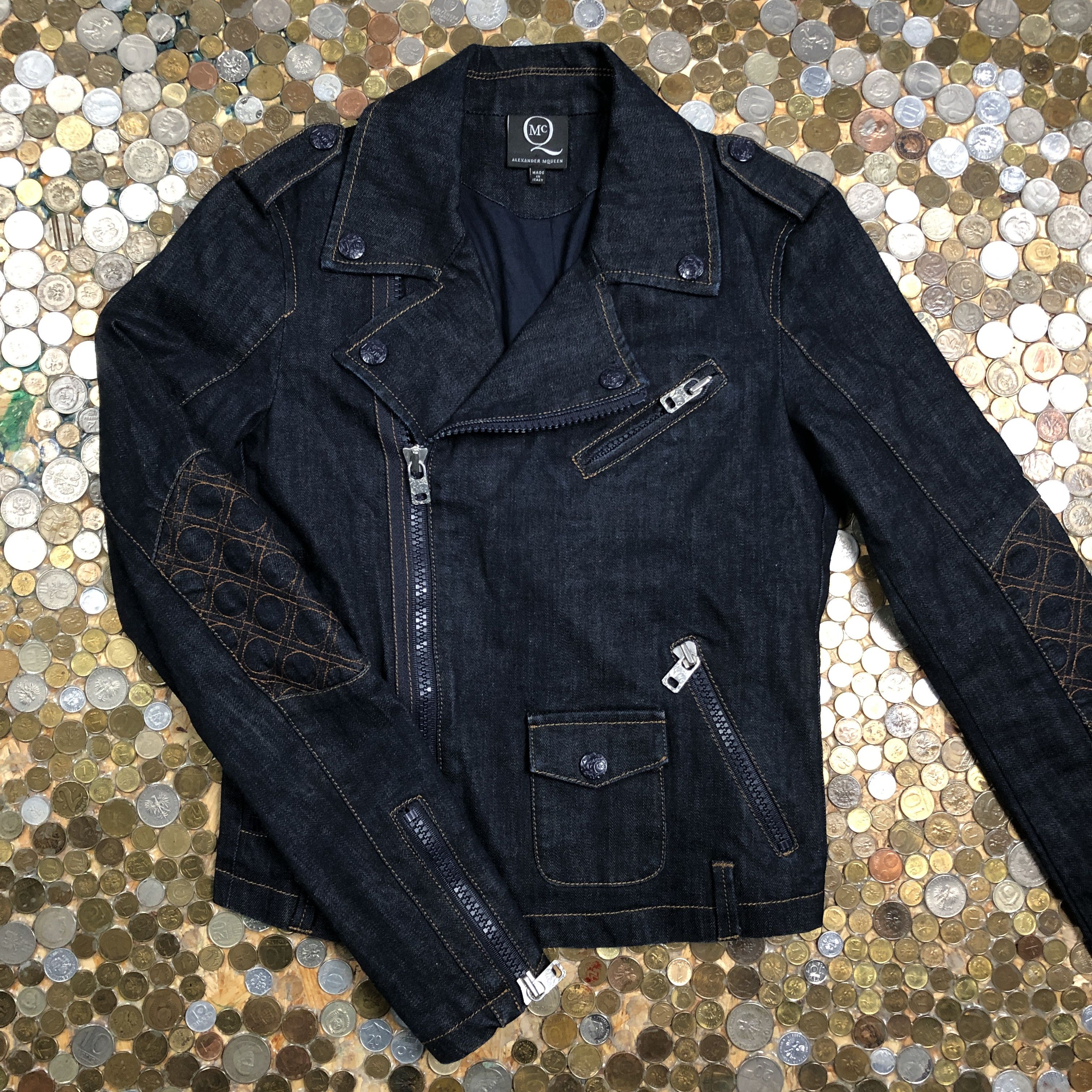 Alexander McQueen MCQ Alexander McQueen denim jacket 90's Size S / US 4 / IT 40 - 1 Thumbnail