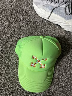 Louis Vuitton White Ss19 Virgil Abloh Leather Blanc Baseball Cap 870232 Hat  For Sale at 1stDibs