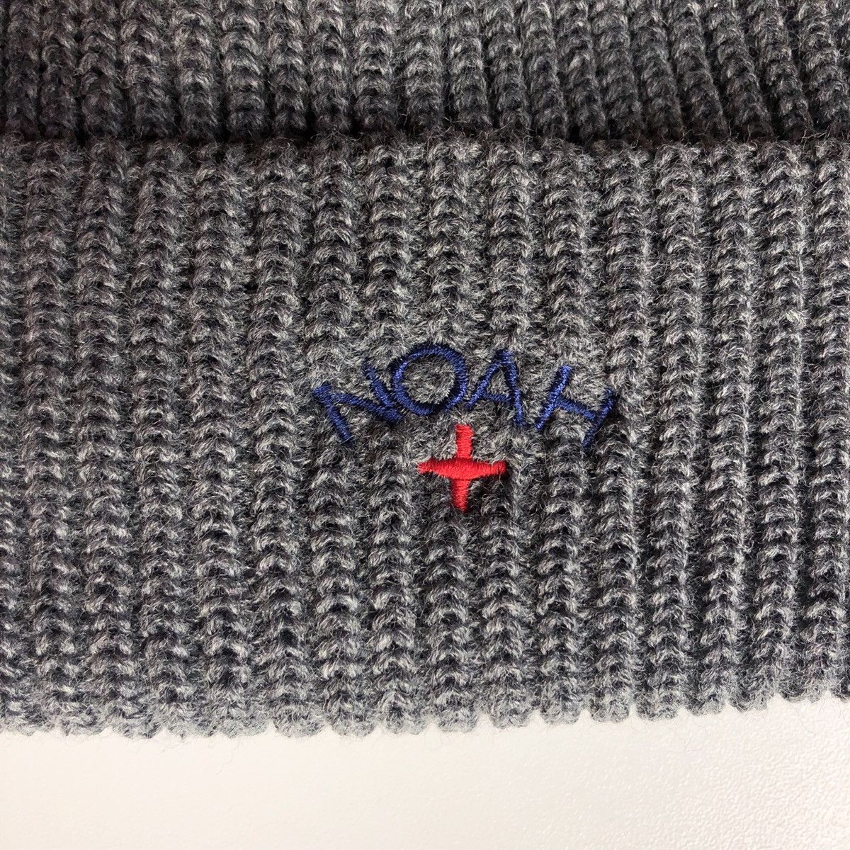 Noah NOAH Core Logo Beanie GRAY Size ONE SIZE - 2 Thumbnail
