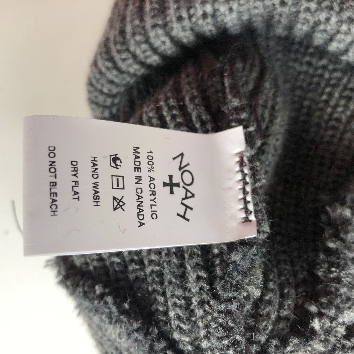 Noah NOAH Core Logo Beanie GRAY Size ONE SIZE - 4 Thumbnail