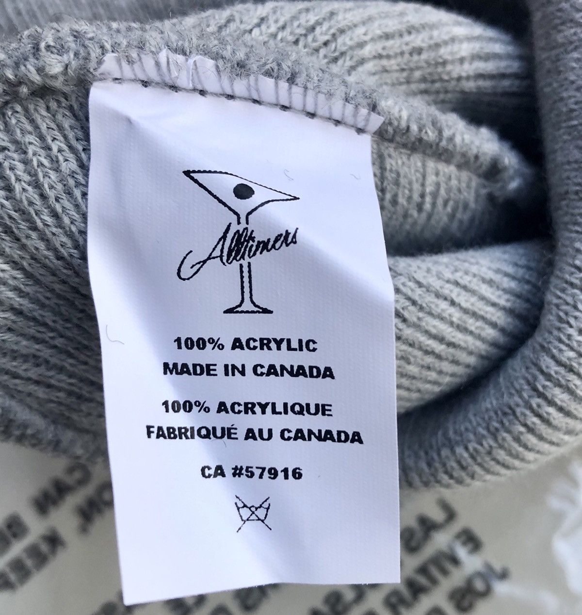 Alltimers NEW AllTimers Beanie GREY Size ONE SIZE - 4 Thumbnail