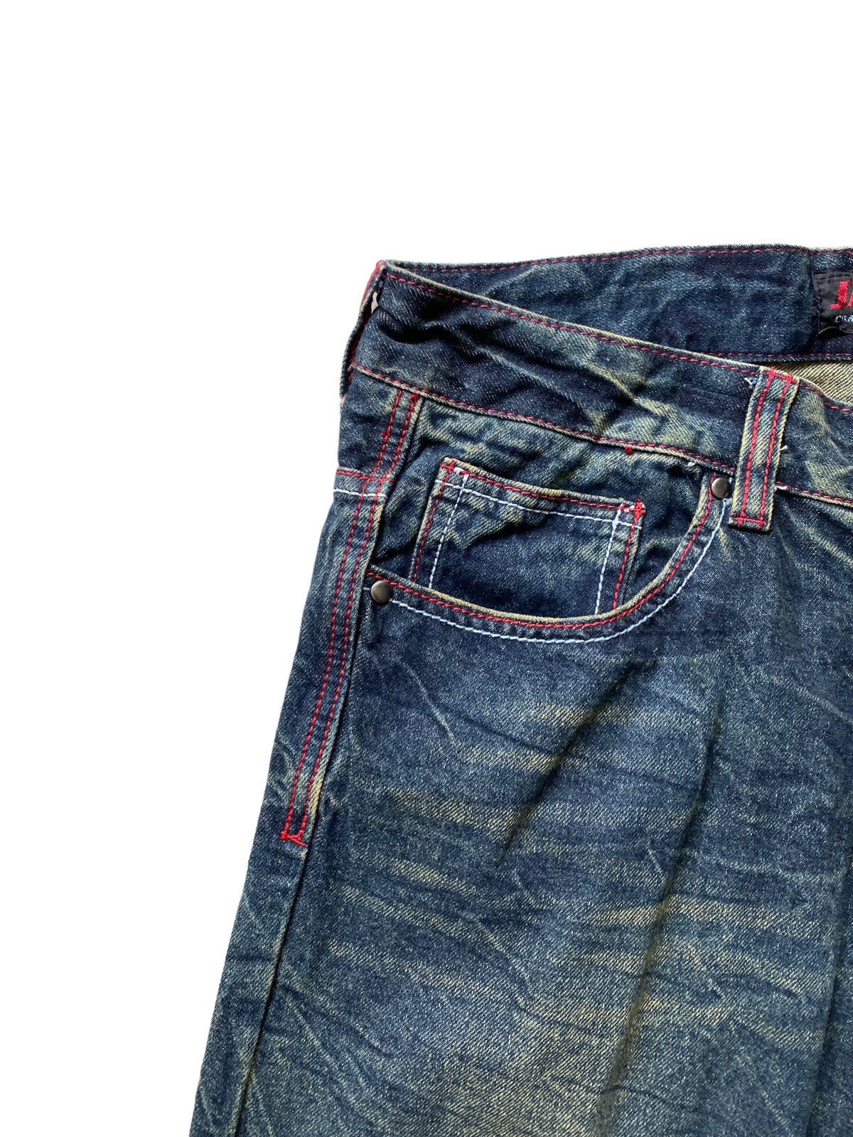 Hysteric Glamour × Japanese Brand × Tornado Mart Jack Serika Denim Punk Design Undercover rare Size US 33 - 5 Thumbnail