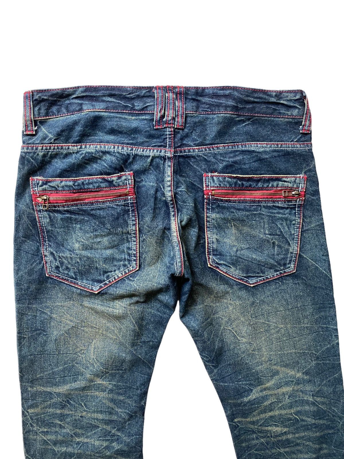 Hysteric Glamour × Japanese Brand × Tornado Mart Jack Serika Denim Punk Design Undercover rare Size US 33 - 10 Thumbnail