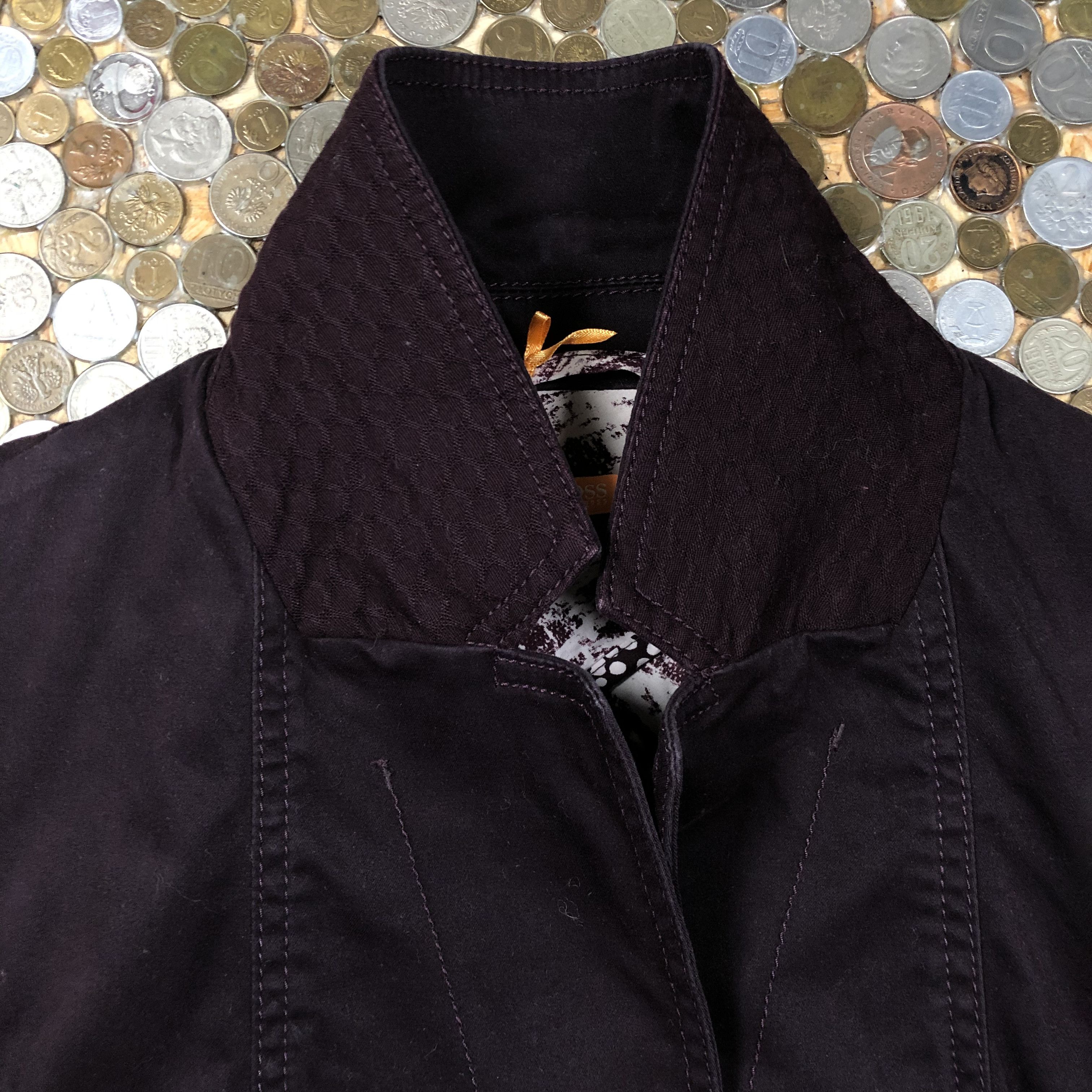 Hugo Boss Hugo Boss Orange brown basic jacket 90's Size L / US 10 / IT 46 - 2 Thumbnail