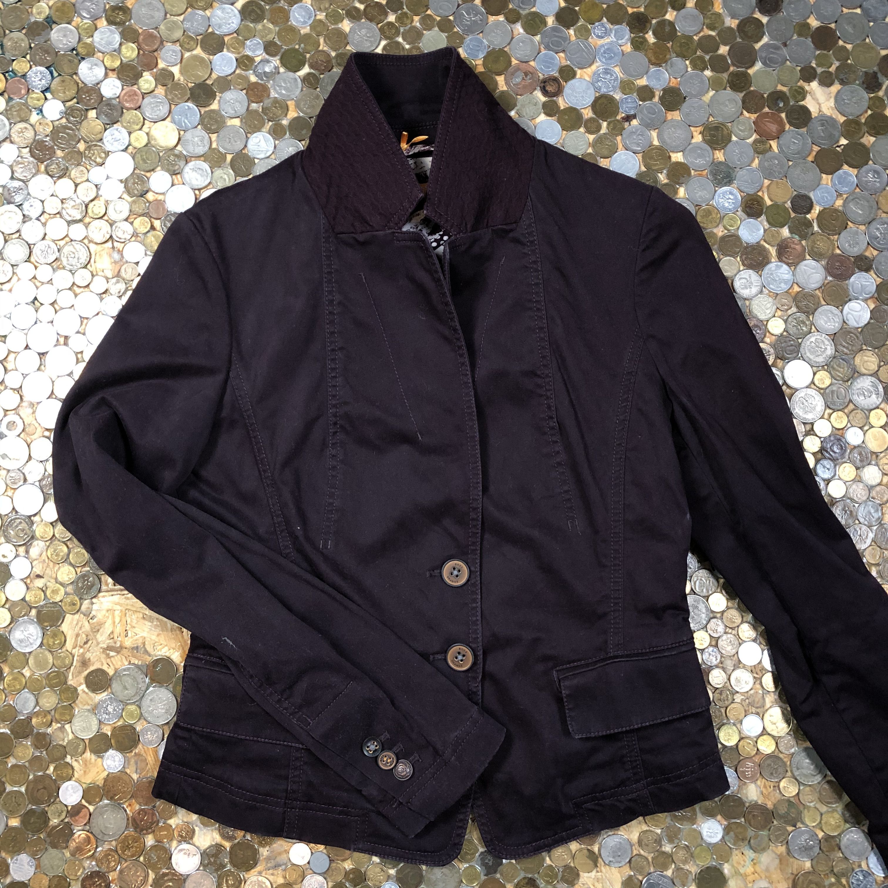 Hugo Boss Hugo Boss Orange brown basic jacket 90's Size L / US 10 / IT 46 - 1 Thumbnail