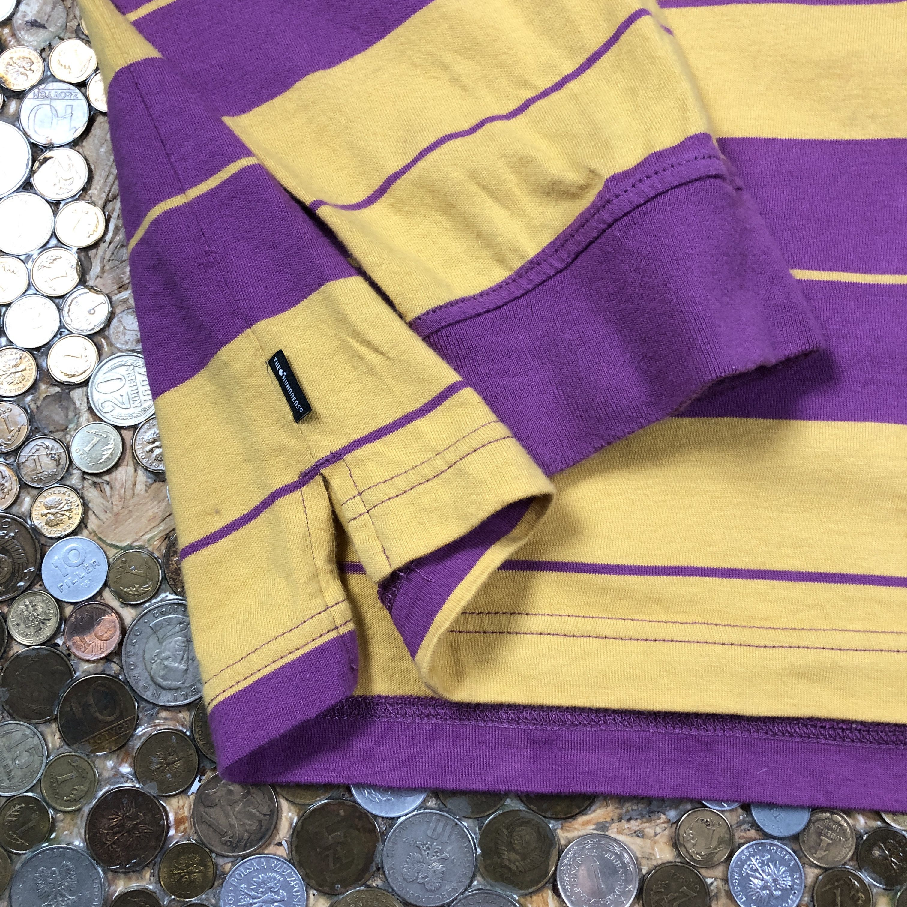 The Hundreds The Hundreds Longsleeve strip Polo Size US M / EU 48-50 / 2 - 2 Thumbnail