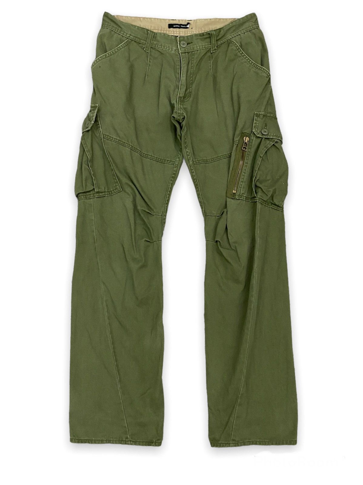 image of Archival Clothing Memory Special Cargo Pants in Army Green, Men's (Size 34)