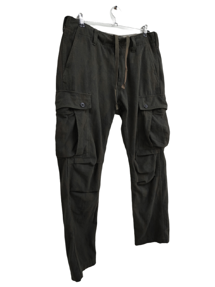 Japanese Brand Japanese Brand Back Number Cargo Pants Size US 35 - 2 Thumbnail