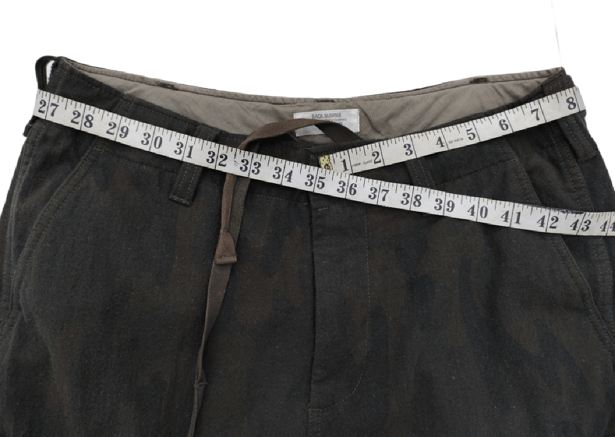 Japanese Brand Japanese Brand Back Number Cargo Pants Size US 35 - 9 Thumbnail