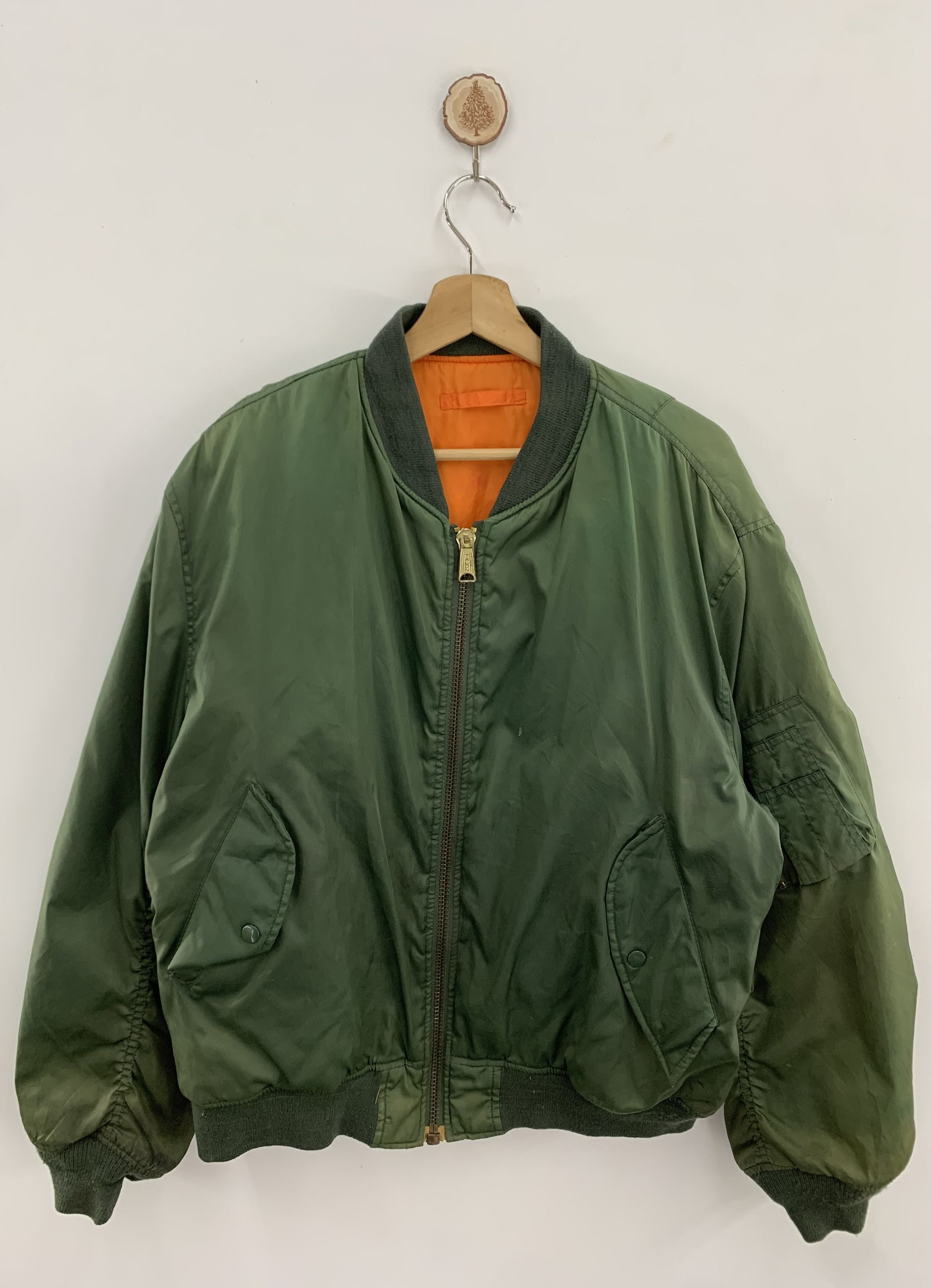 Vintage Flight Jacket Talon Zipper | Grailed
