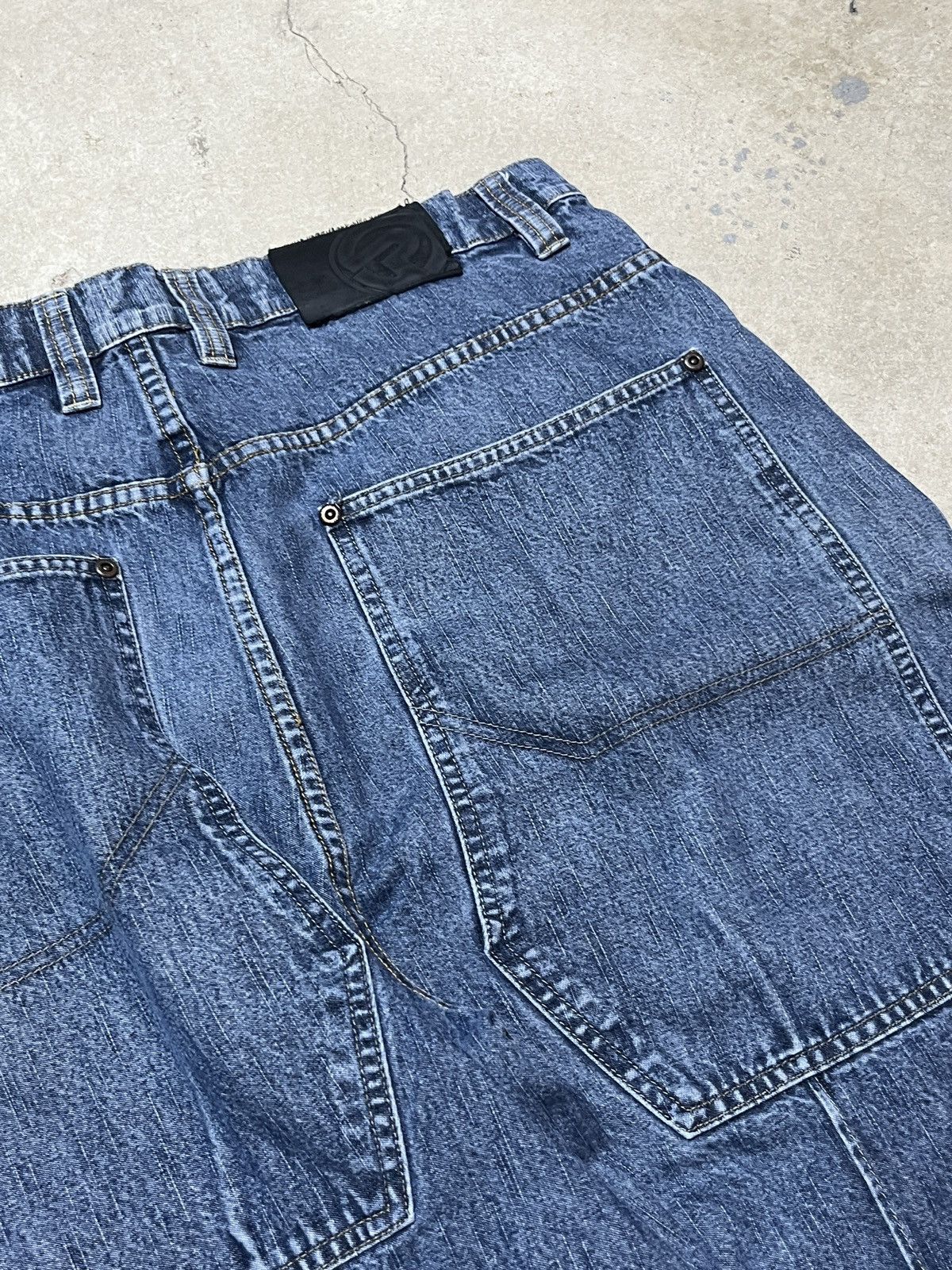 JNCO Y2K Paul Miller Patch Jeans Size US 36 / EU 52 - 5 Thumbnail