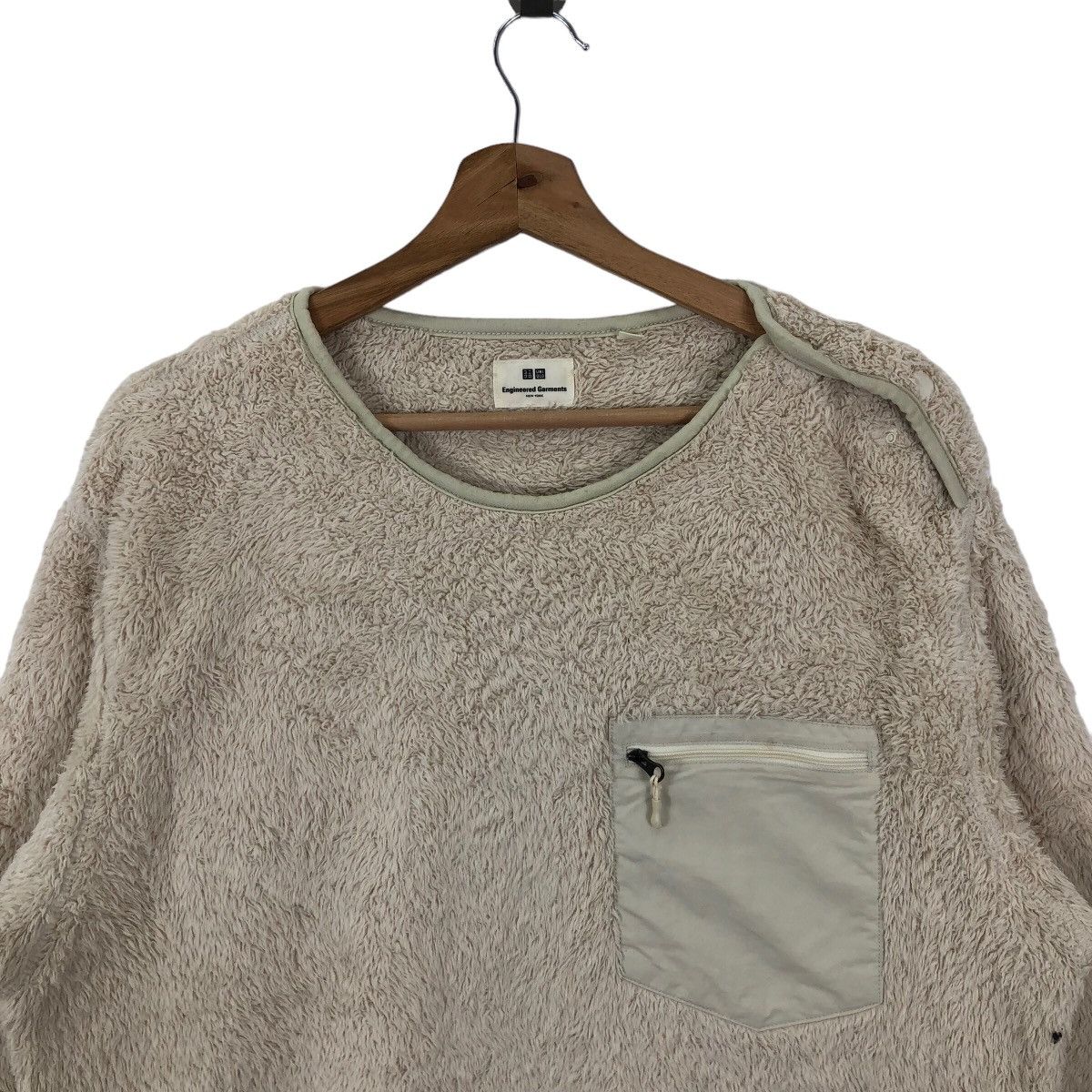 Engineered Garments × Uniqlo Engineered Garments Fleece Sherpa Deep Pile Pocket Design Size US XL / EU 56 / 4 - 2 Thumbnail